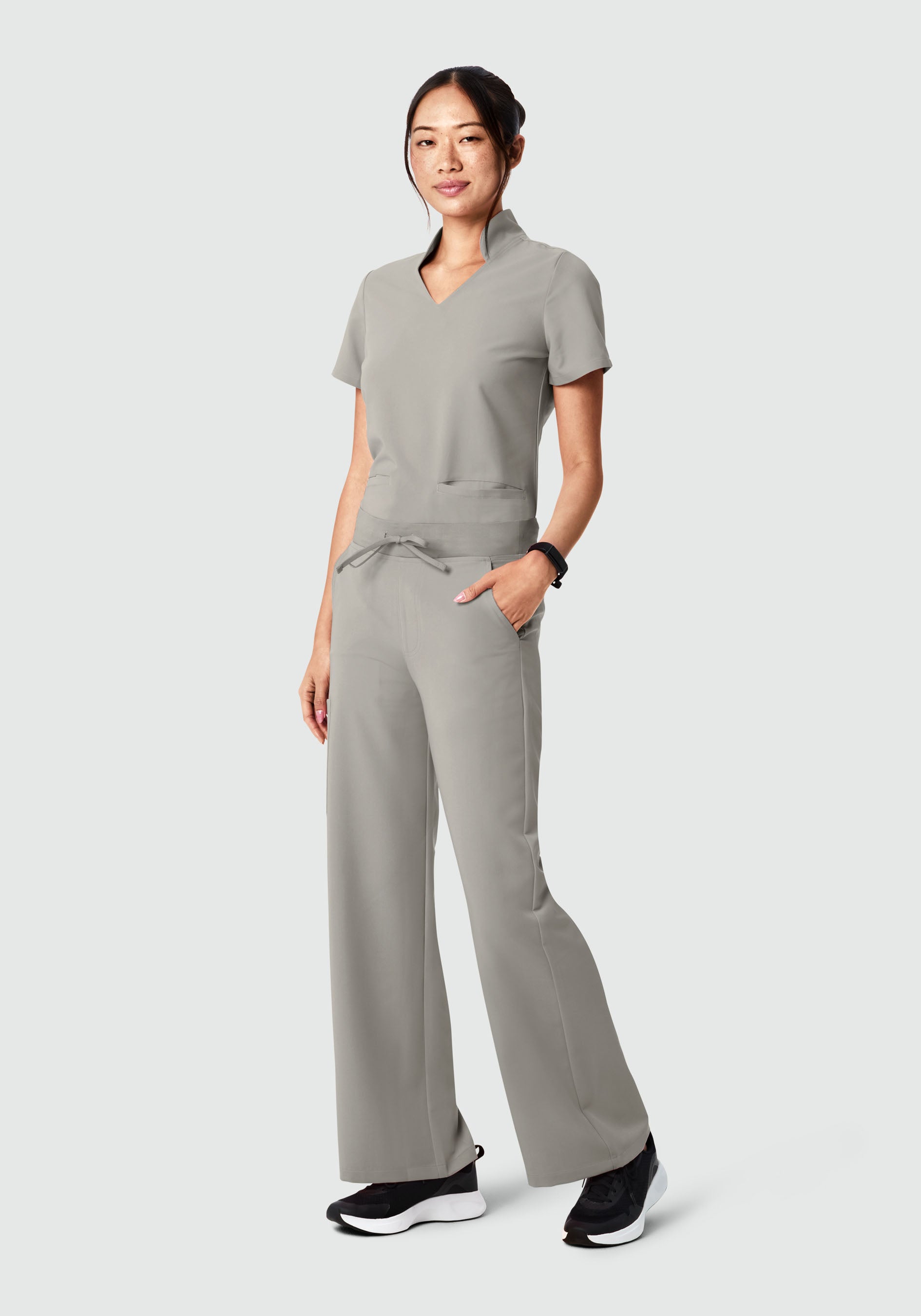 High Waisted Wide Leg Flint