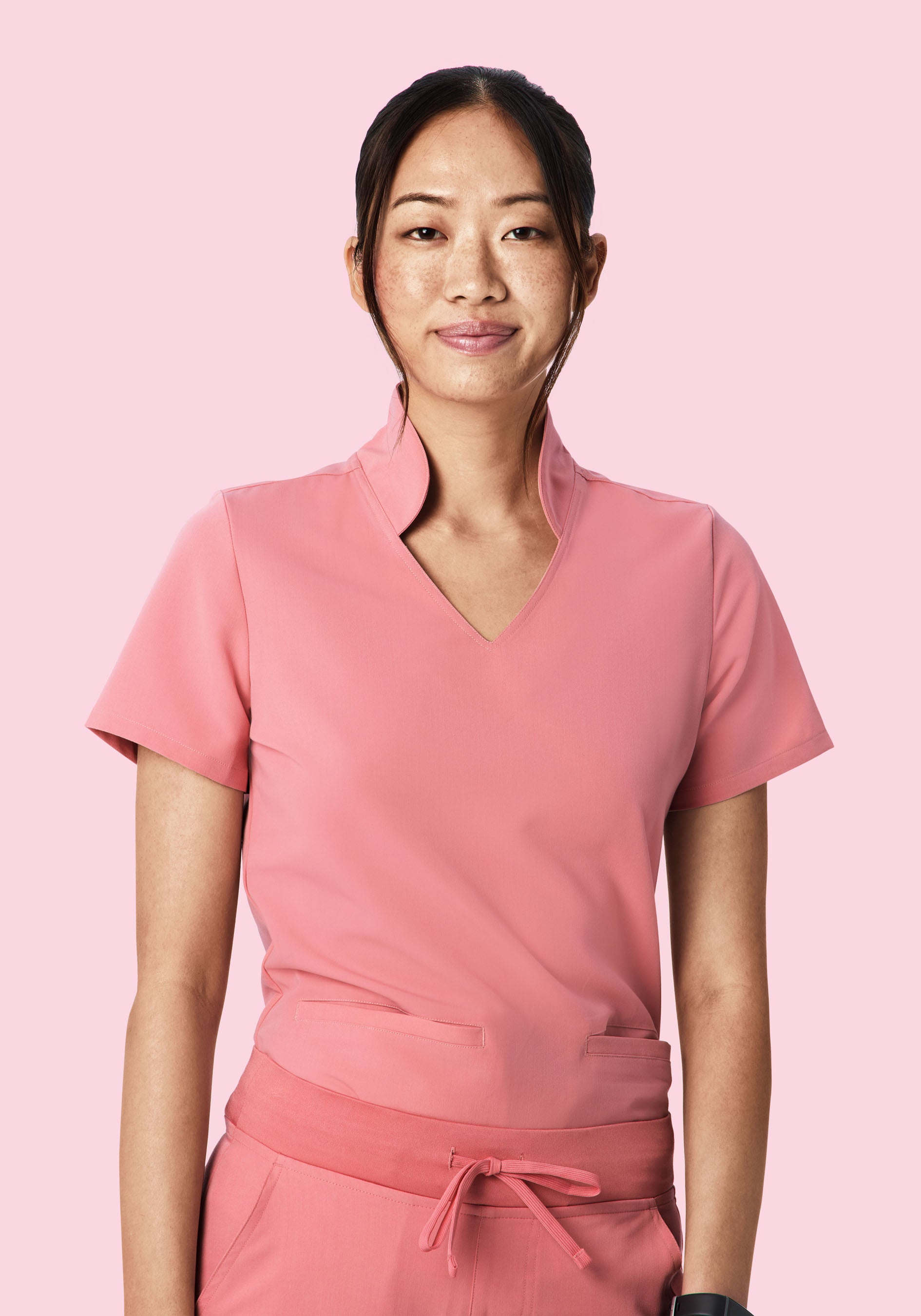 Multi Wear Collar Top Peony