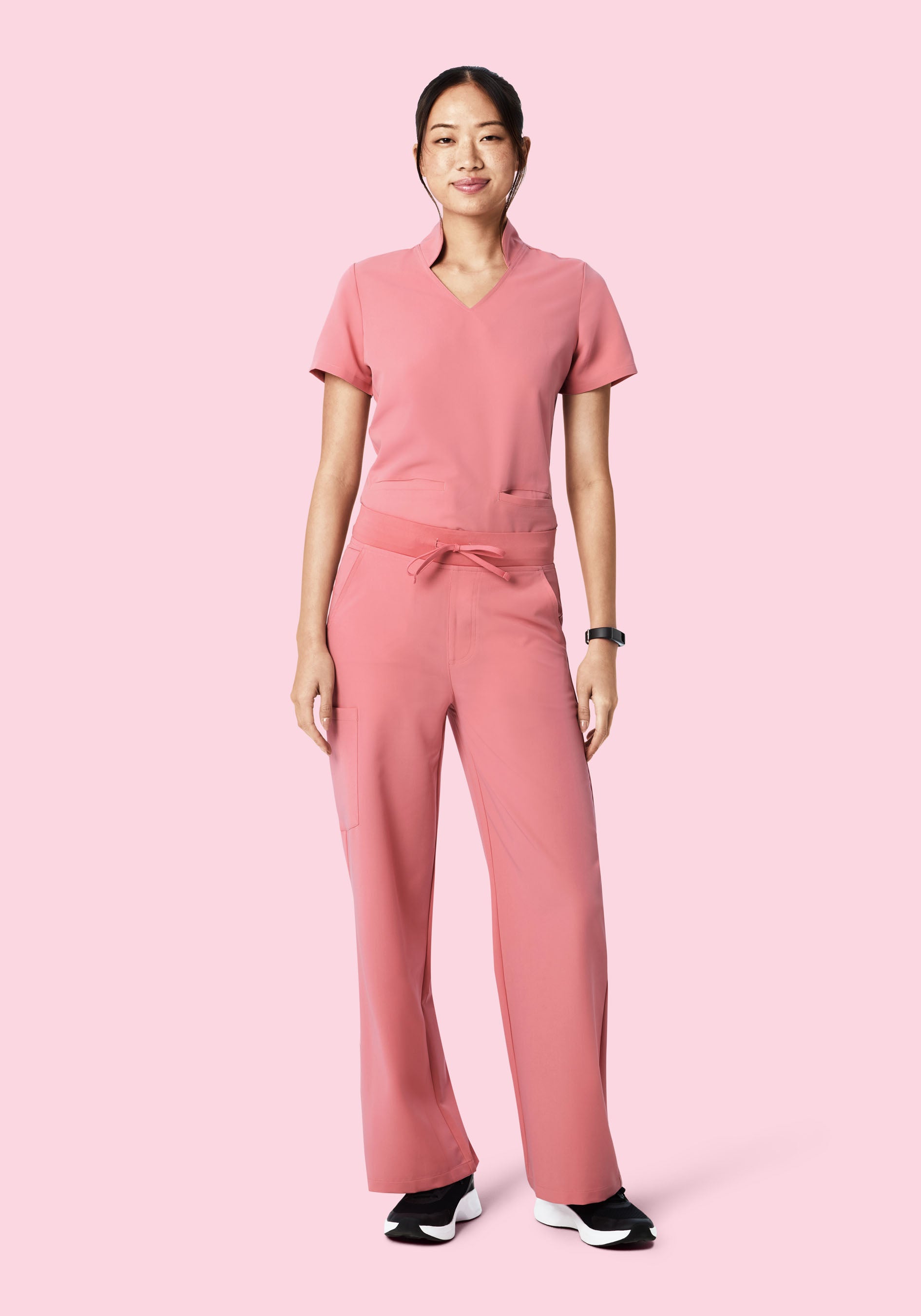 Multi Wear Collar Top Peony