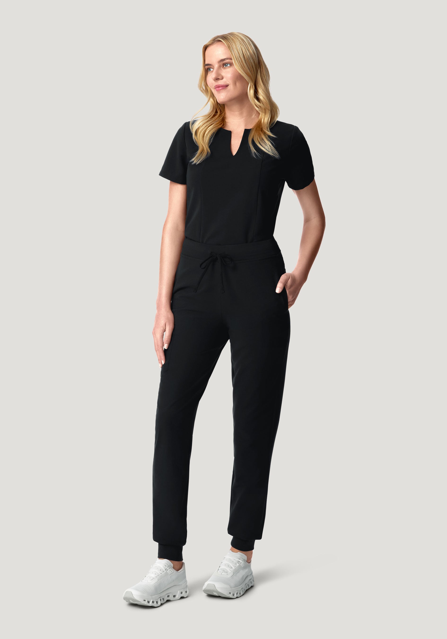 High Waisted Joggers Black
