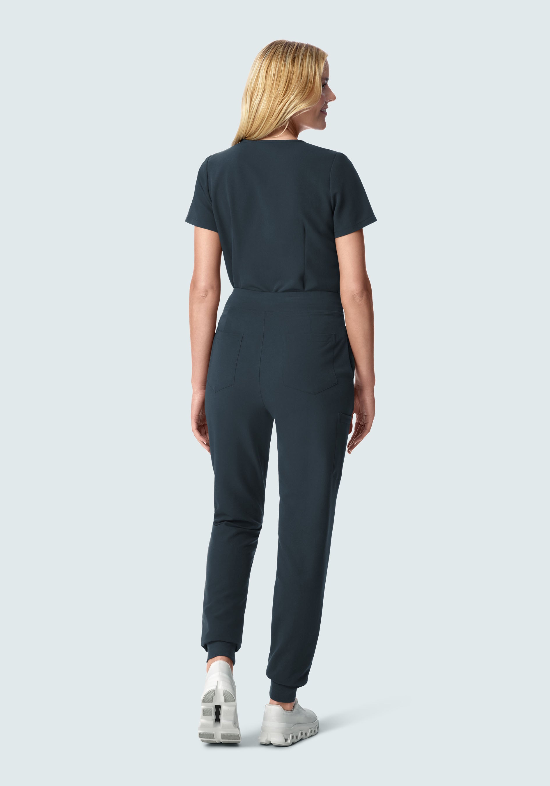 High Waisted Joggers Dark Harbor
