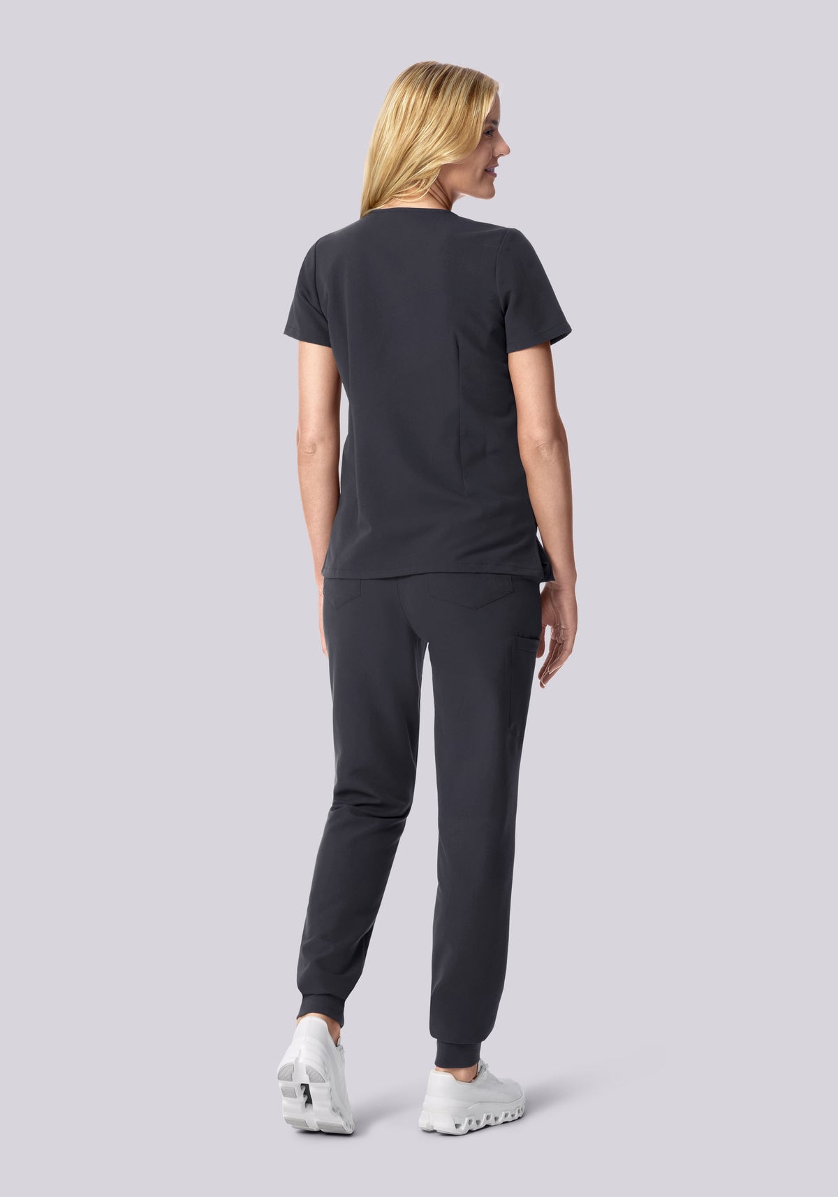 High Waisted Joggers Pewter