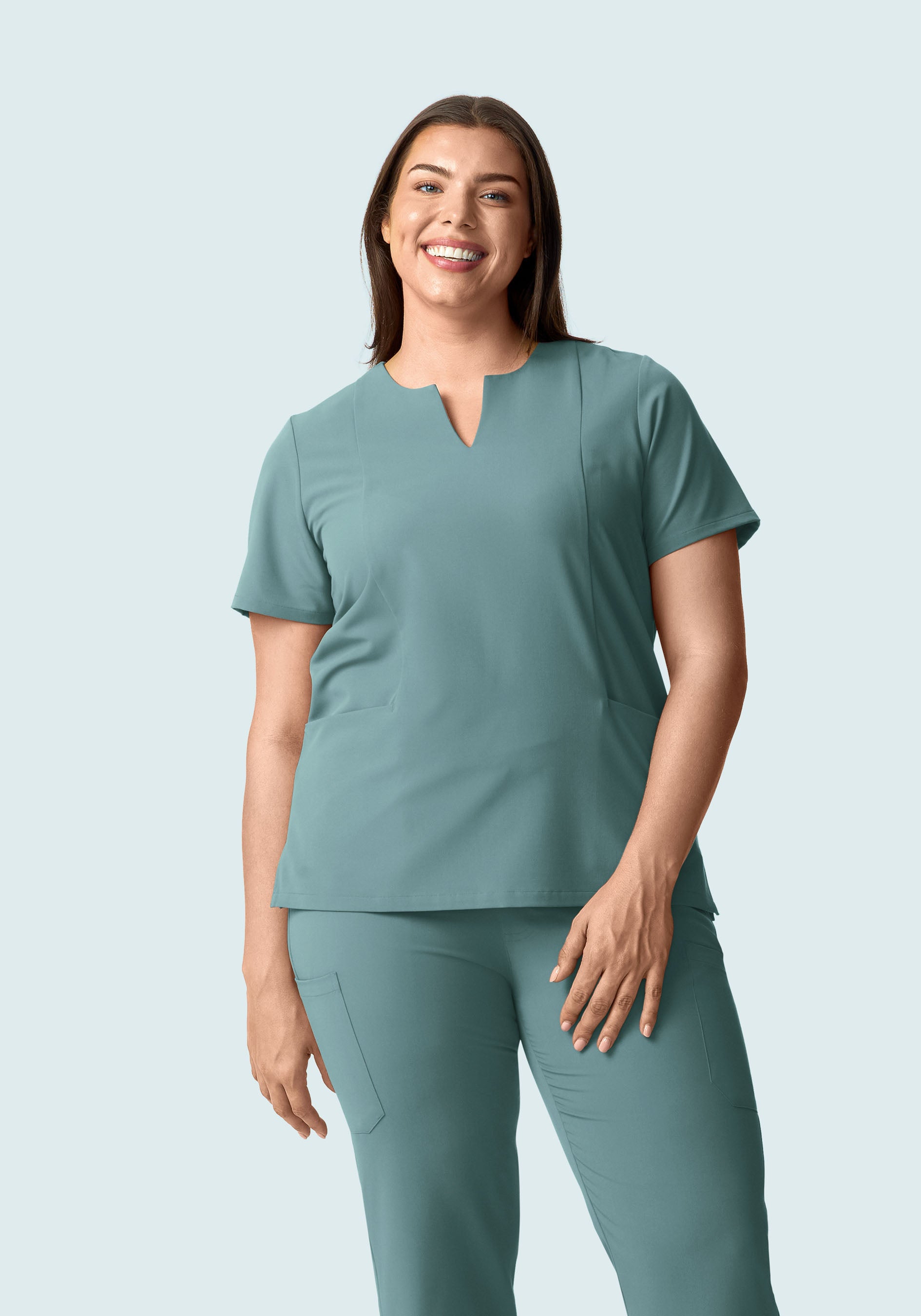 5 Pocket Notch Neck Top Marina