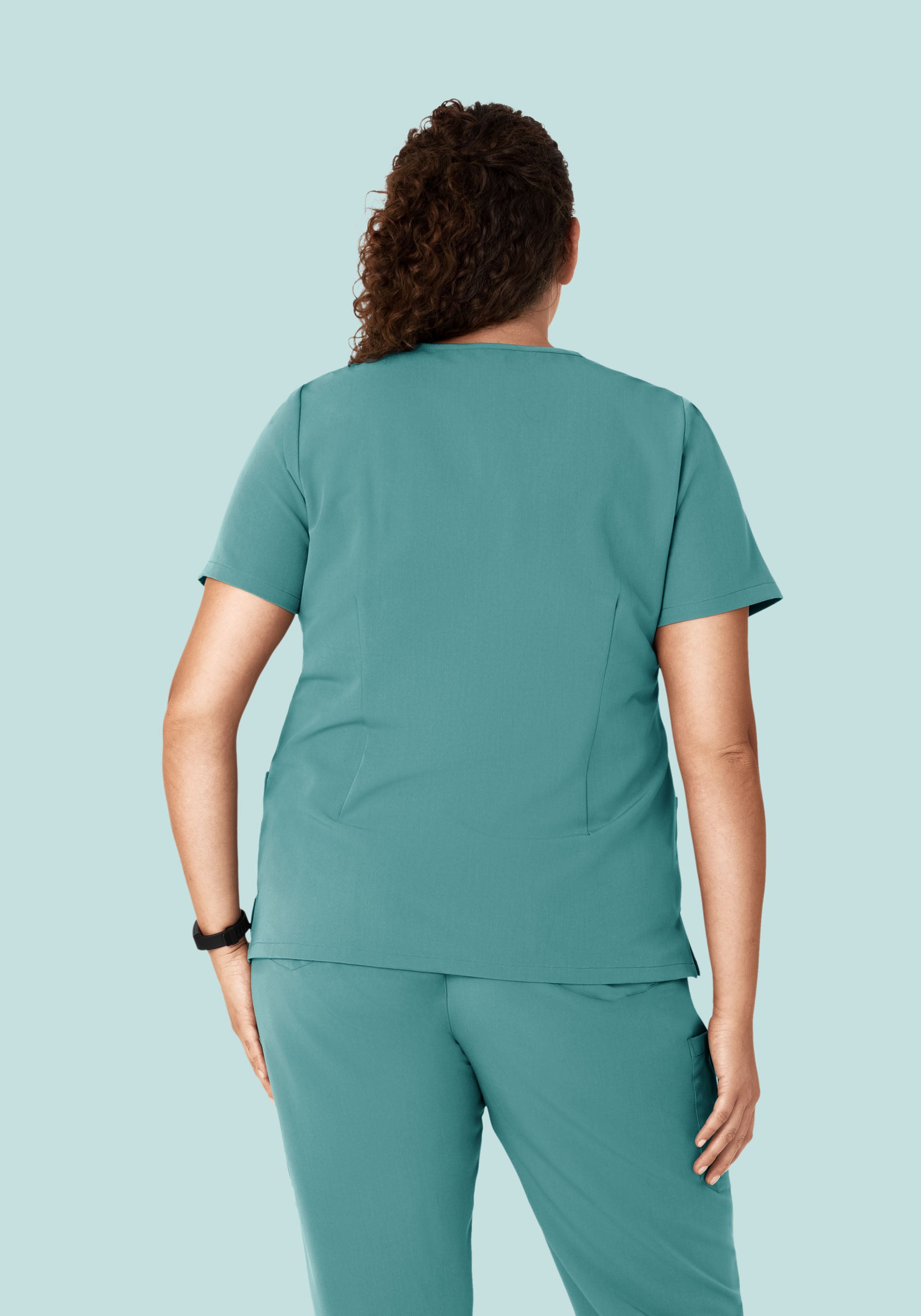 5 Pocket Notch Neck Top Oasis