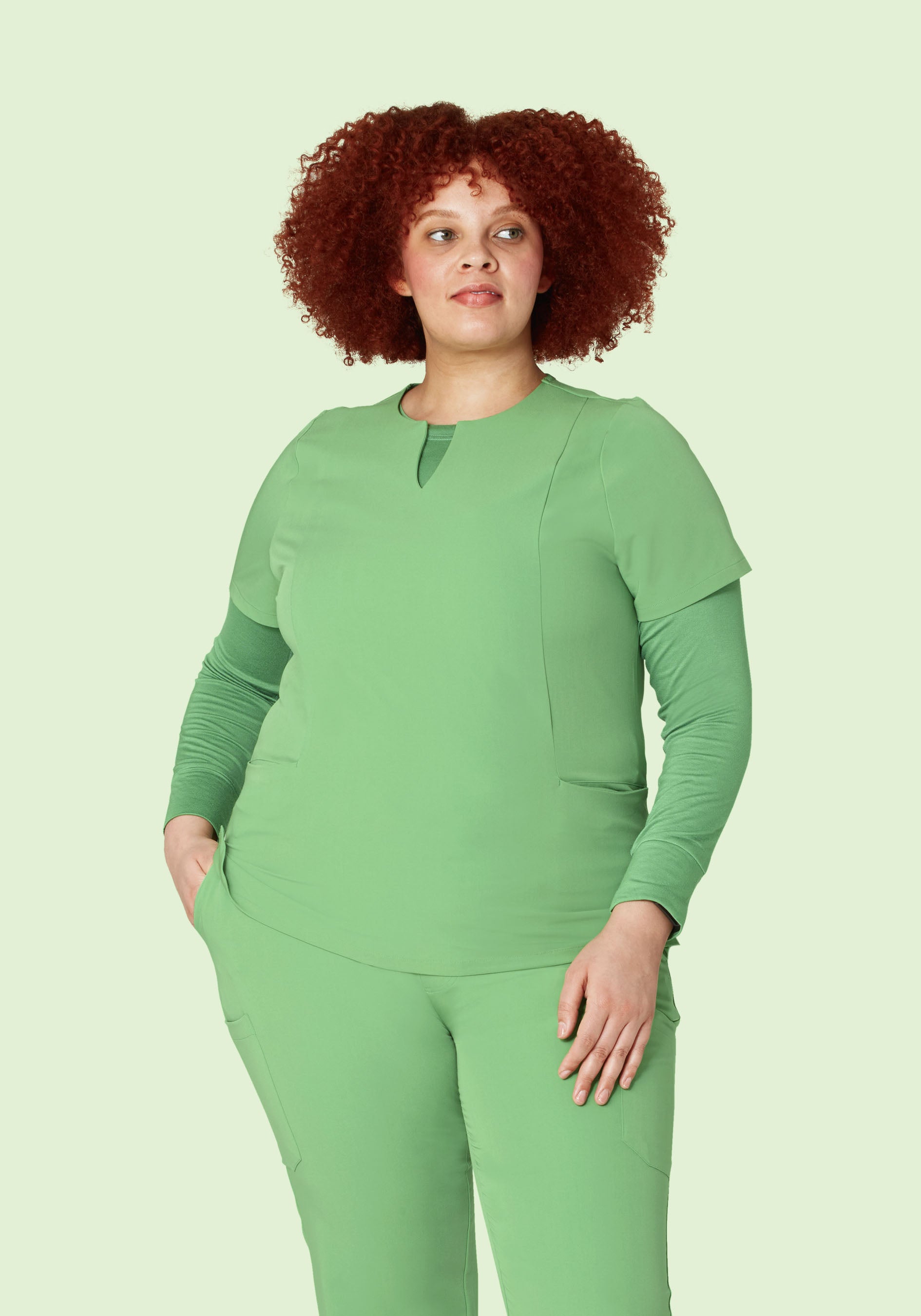 Women's Underscrubs Aloe