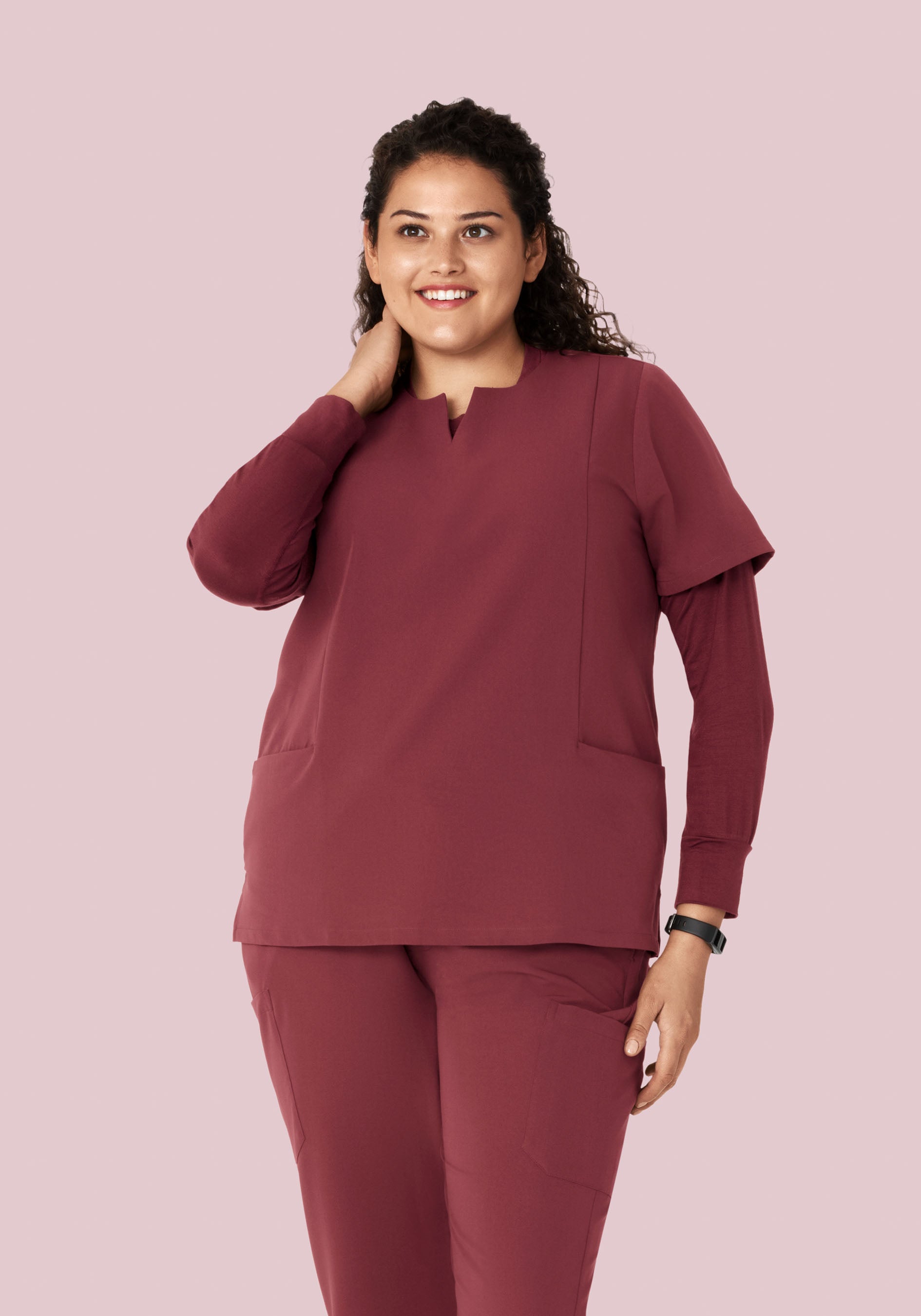 Women's Underscrubs Raisin