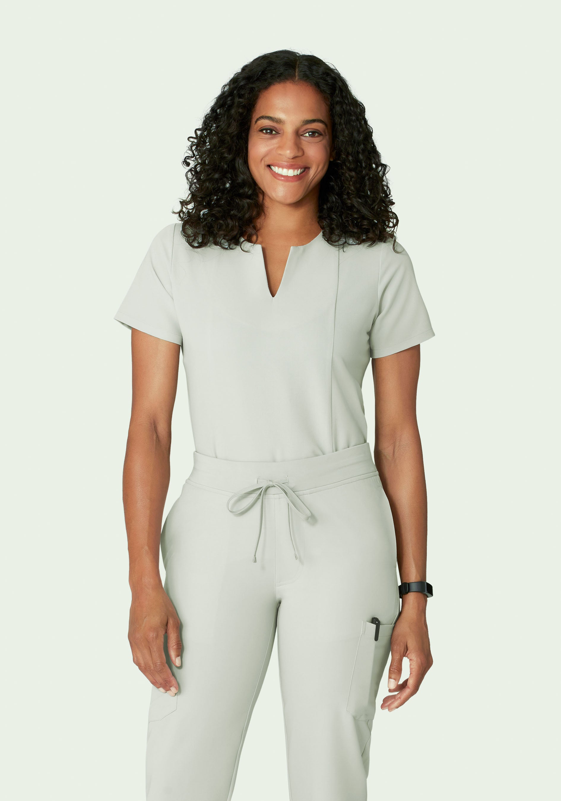 5 Pocket Notch Neck Top Northern Droplet