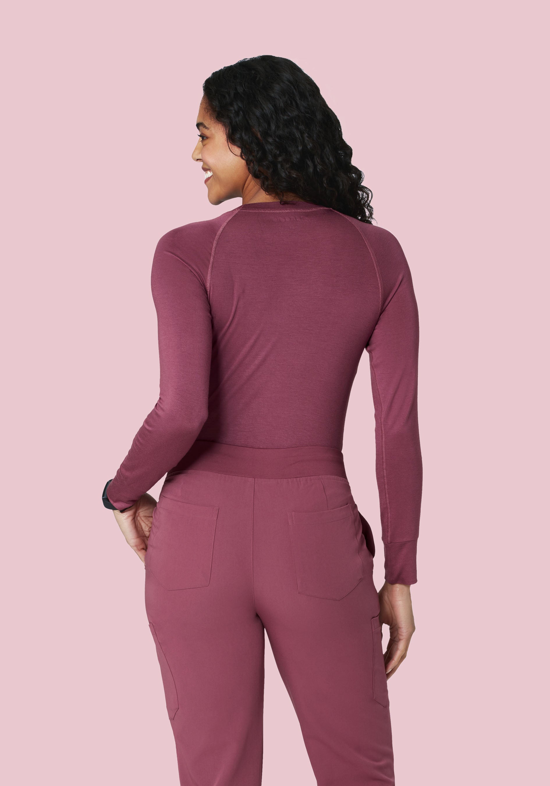 Women's Underscrubs Deep Mauve