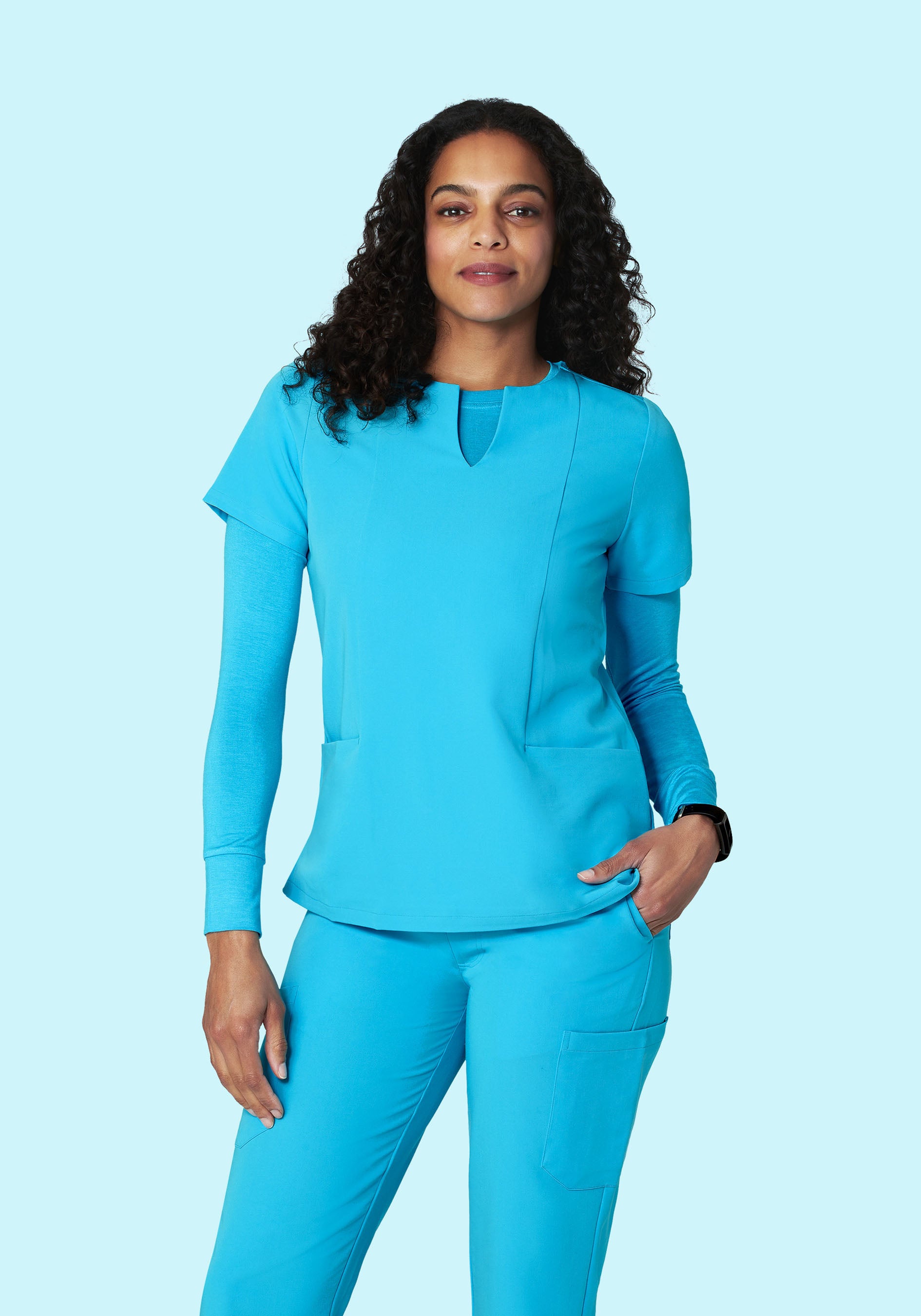 Women's Underscrubs Pacific Blue