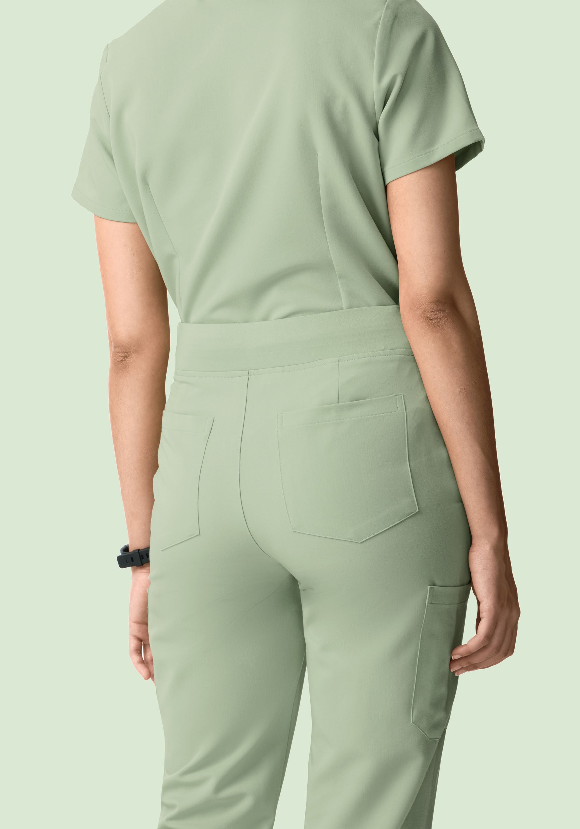 9 Pocket Cargo Pants Green Tea