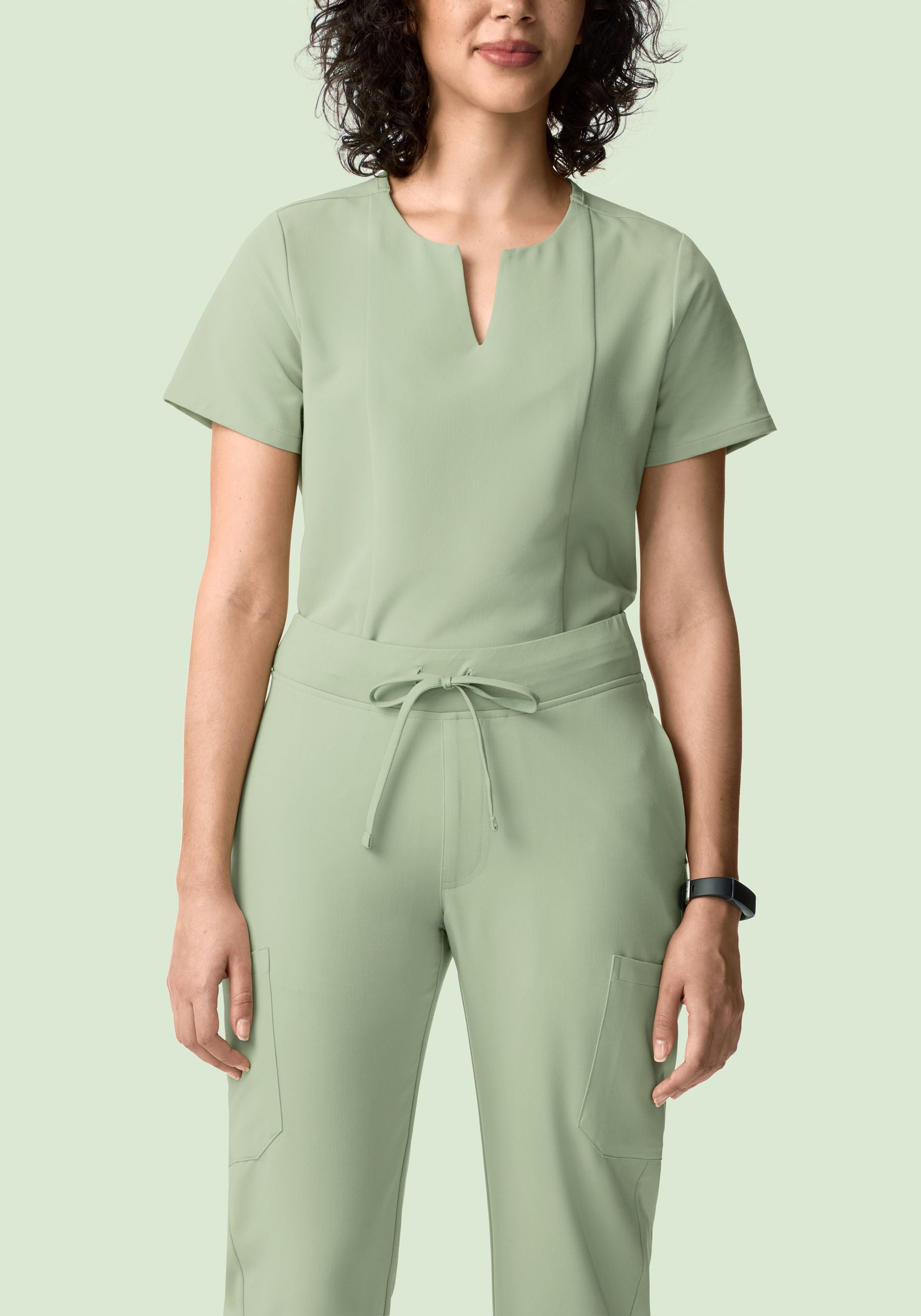 9 Pocket Cargo Pants Green Tea