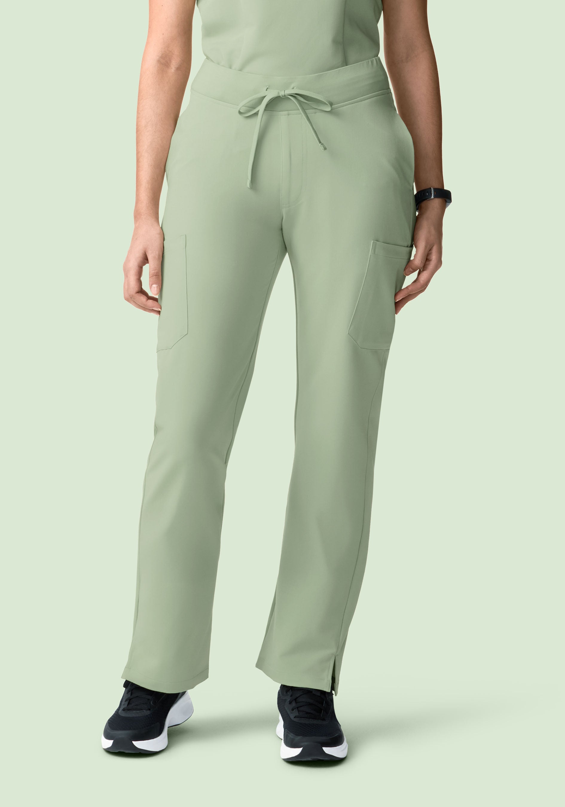 9 Pocket Cargo Pants Green Tea