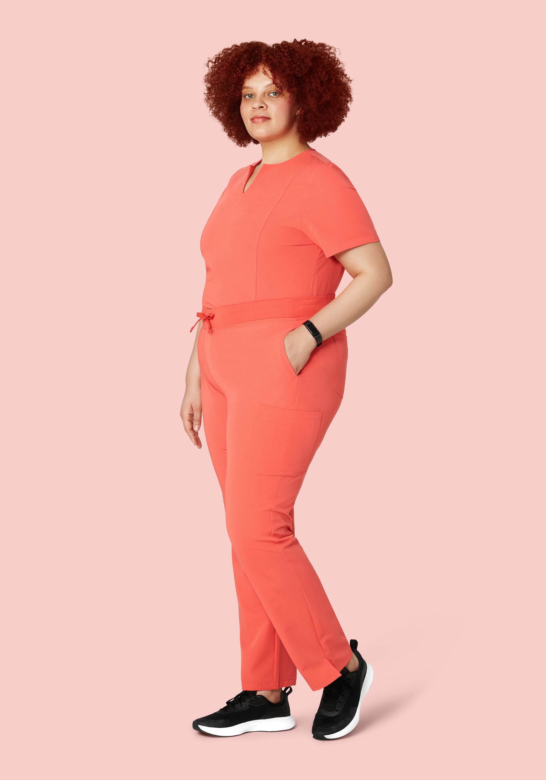 9 Pocket Cargo Pants Coral