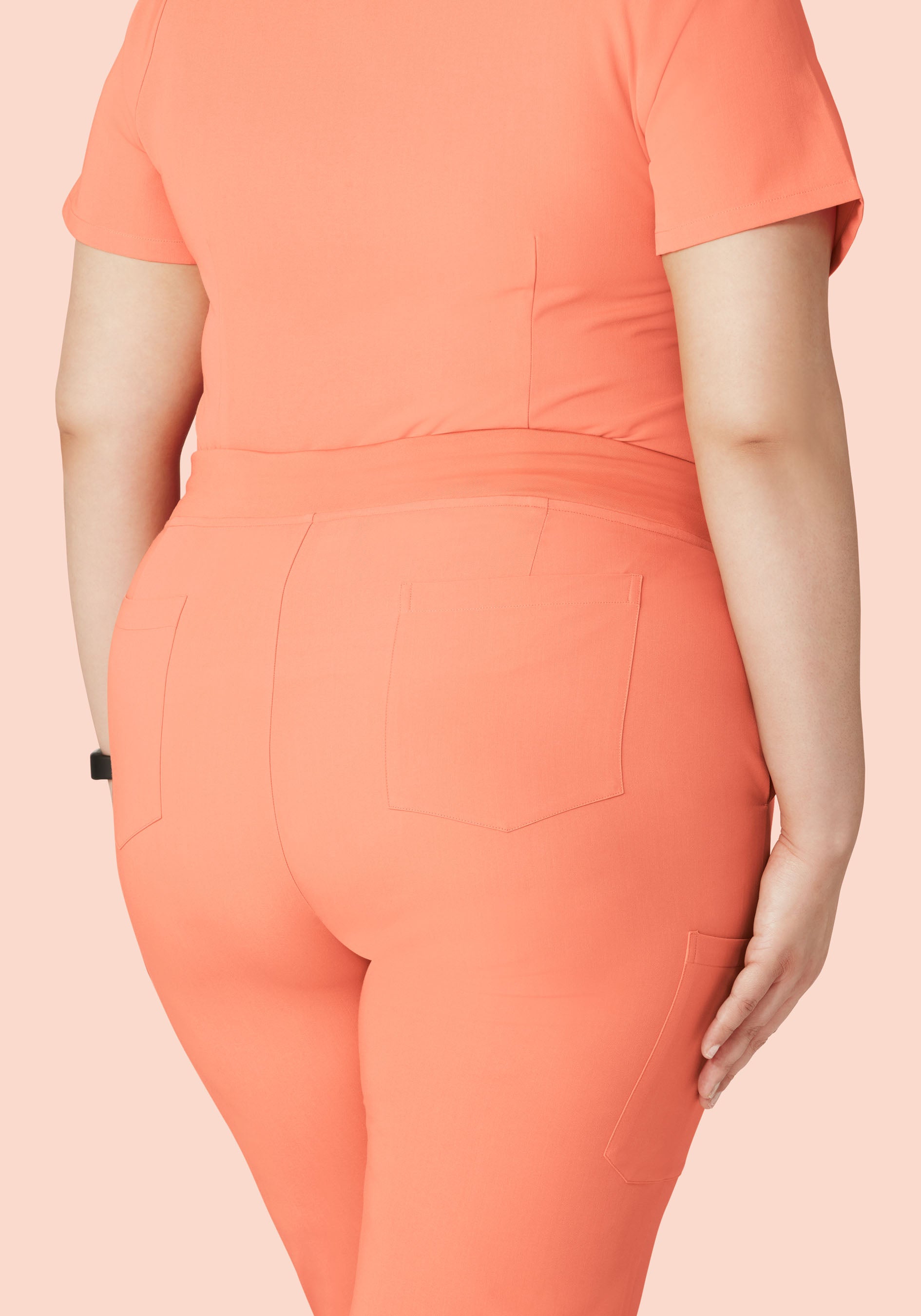 9 Pocket Cargo Pants Peach