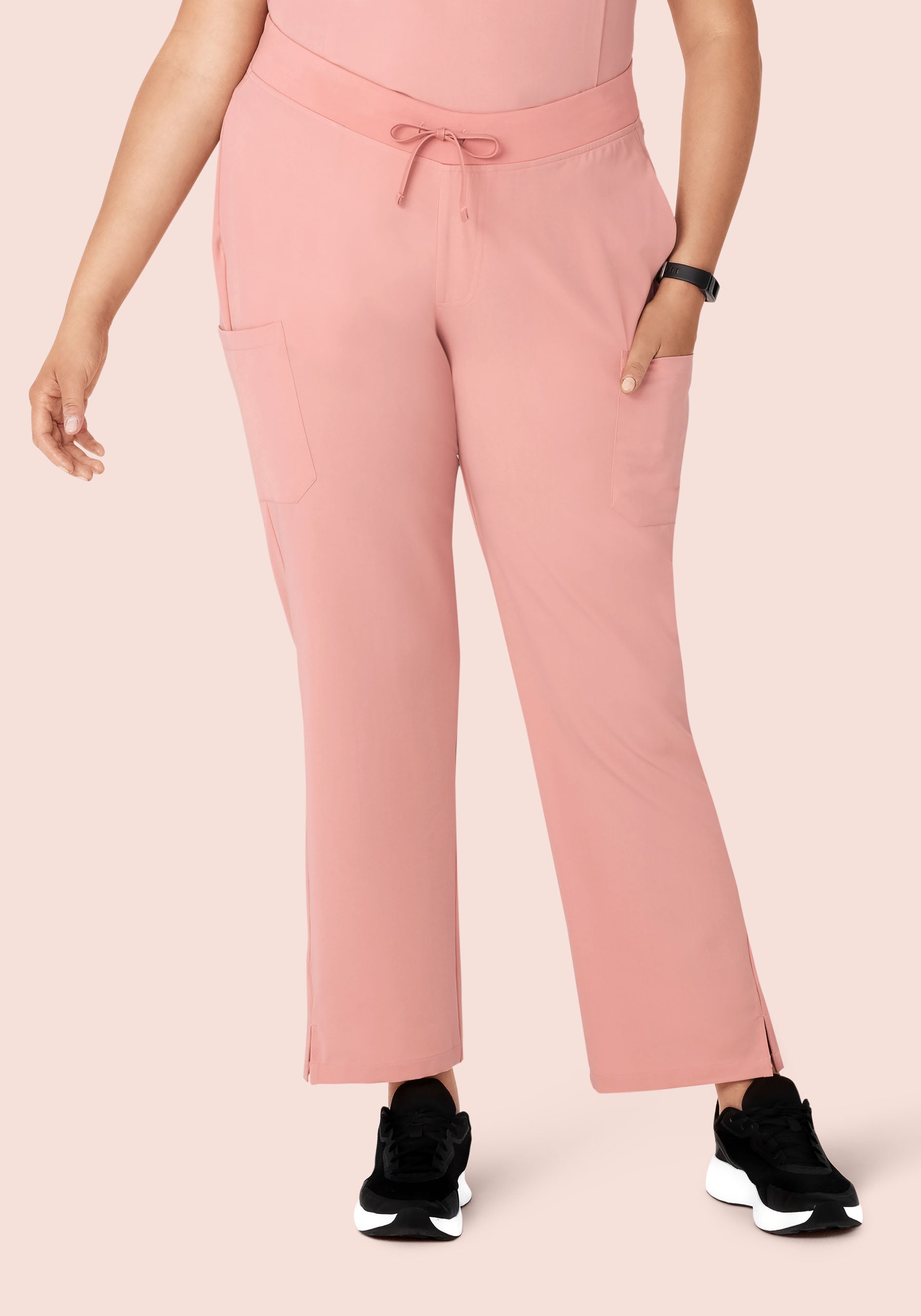 9 Pocket Cargo Pants Dusty Pink