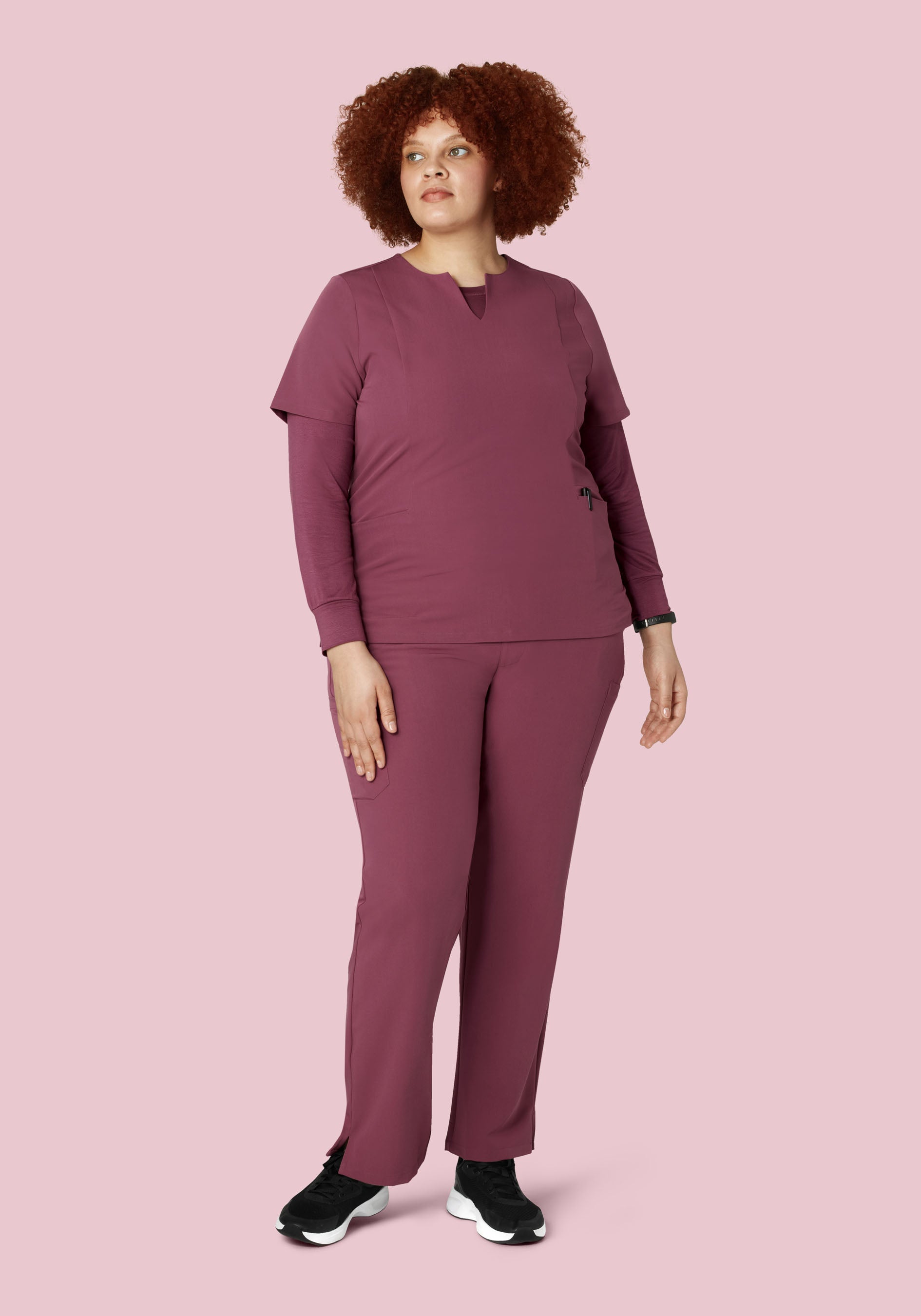 Women's Underscrubs Deep Mauve