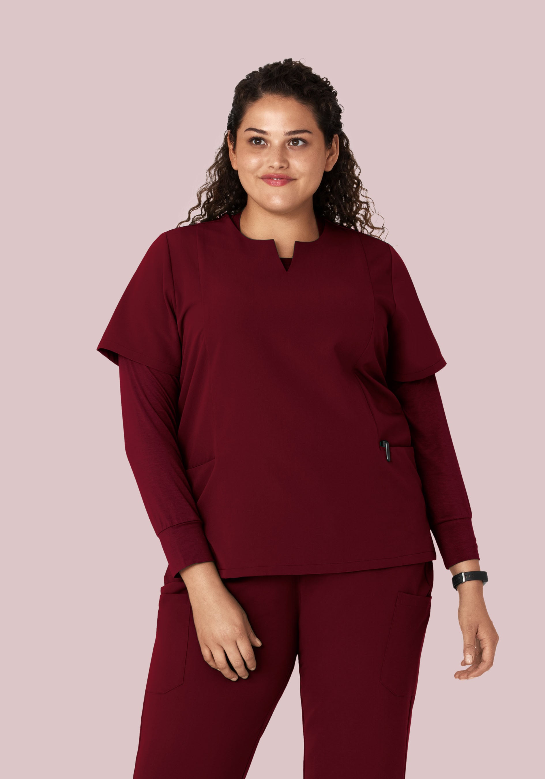 Women's Underscrubs Wine
