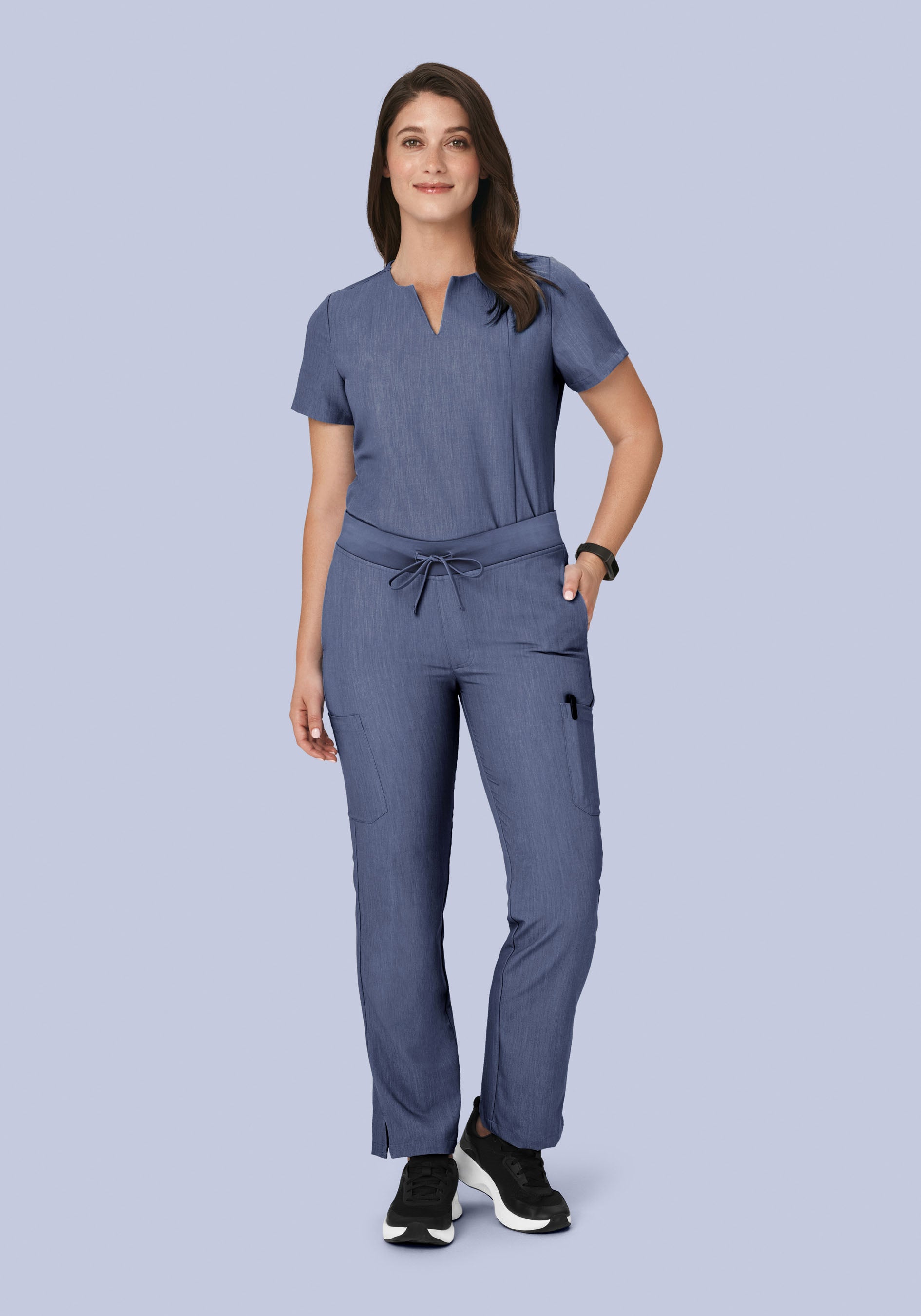 9 Pocket Cargo Pants Heather Denim