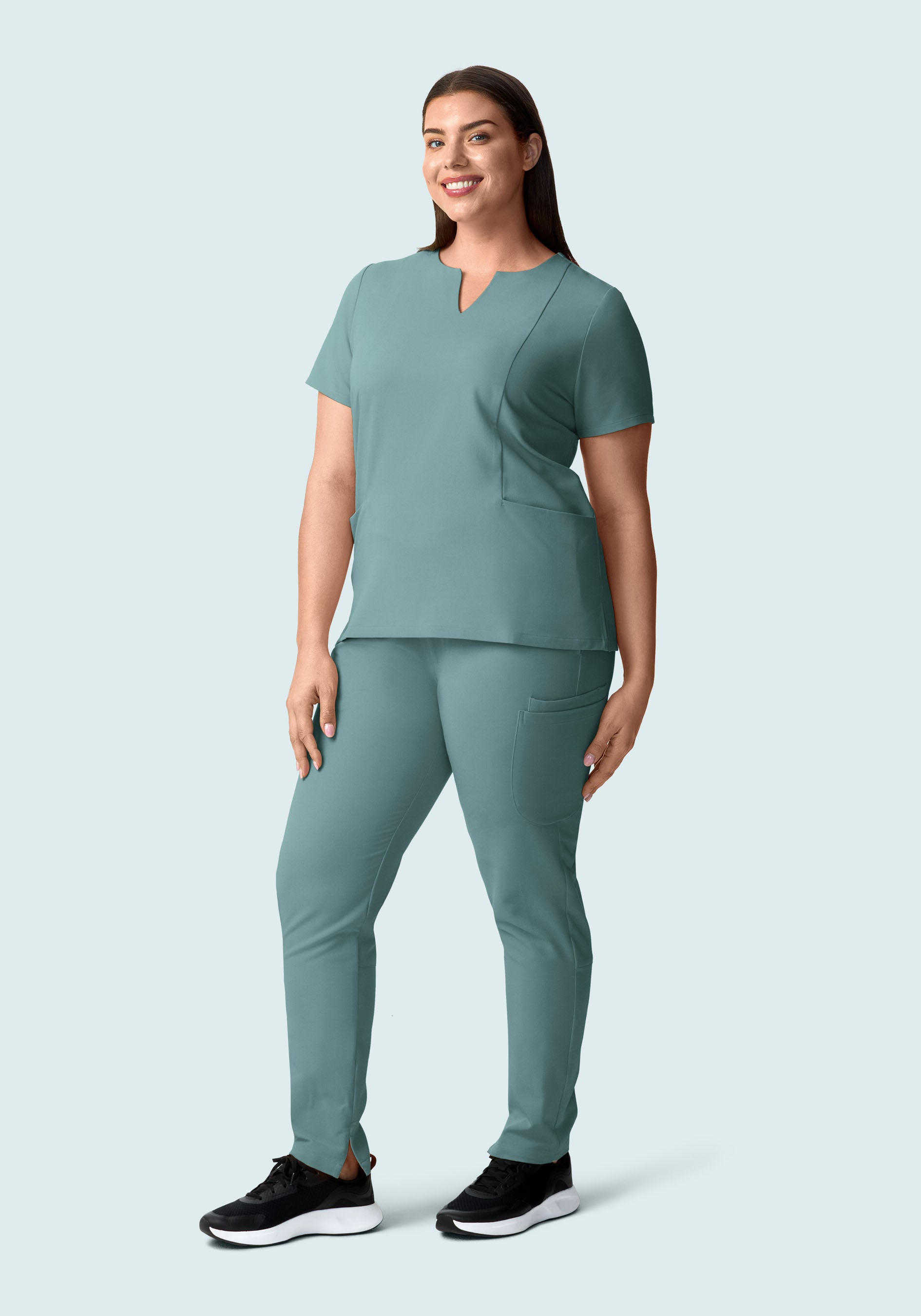 5 Pocket Notch Neck Top Marina