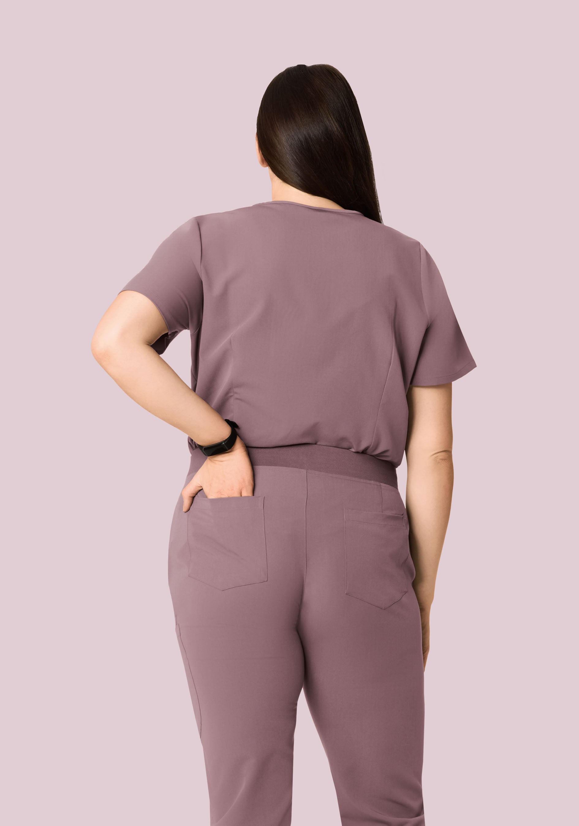 5 Pocket Notch Neck Top Moondust