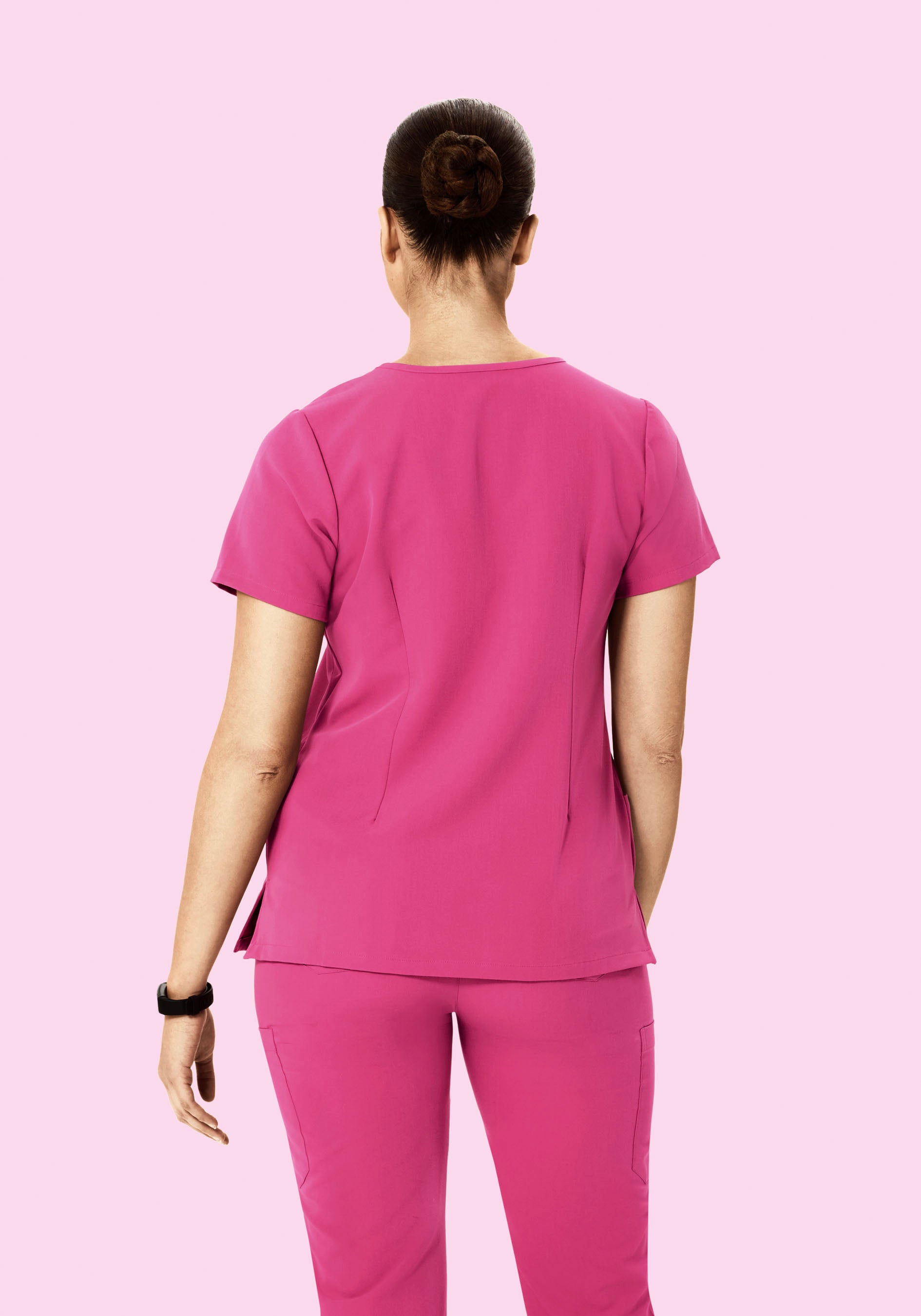 5 Pocket Notch Neck Top Bloom