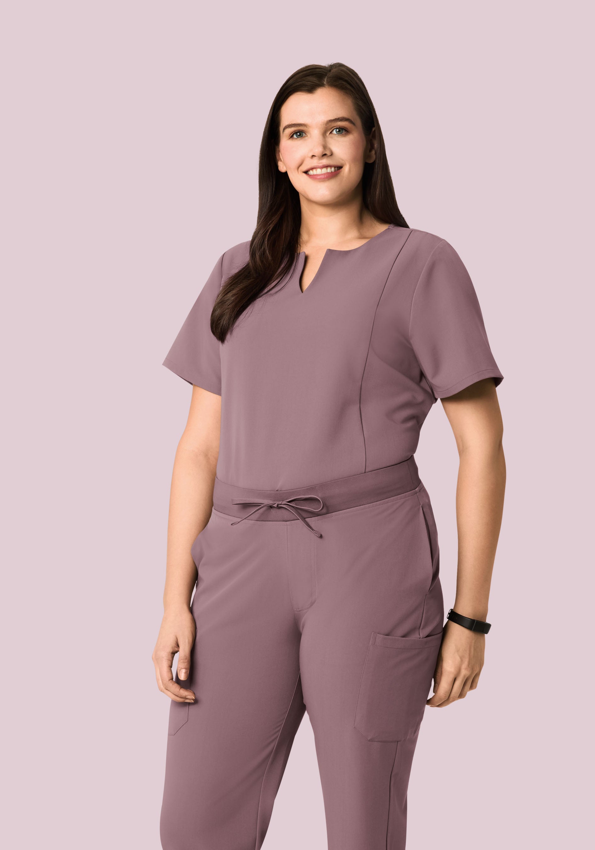 5 Pocket Notch Neck Top Moondust