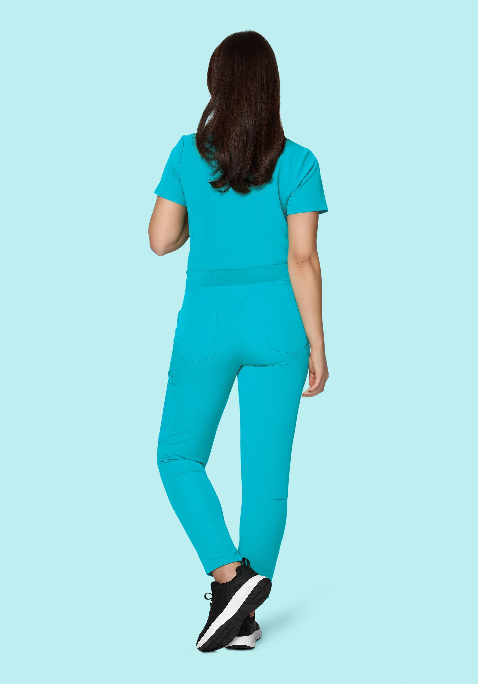 6 Pocket Slim Pants Teal