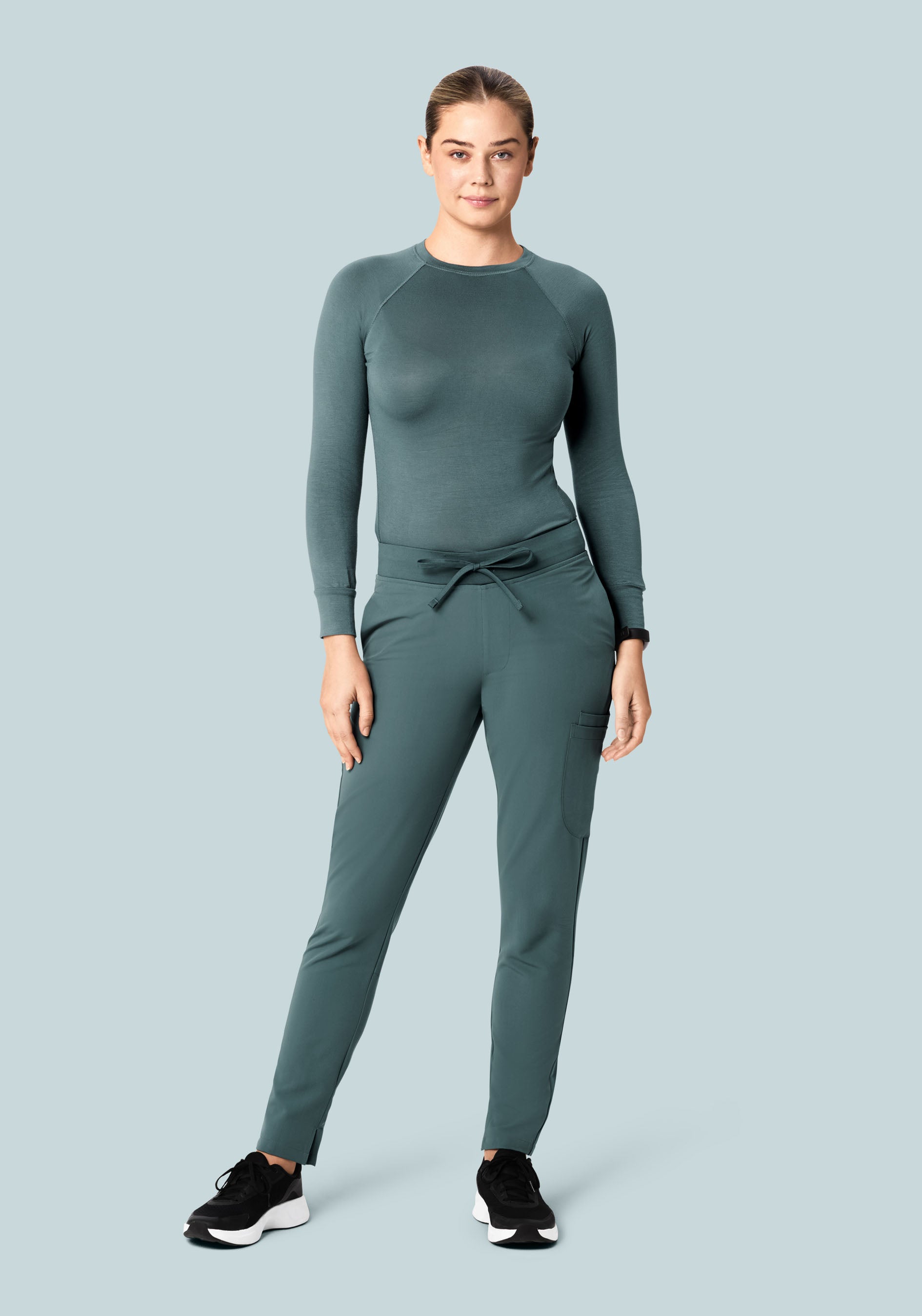 6 Pocket Slim Pants Stormy Sky