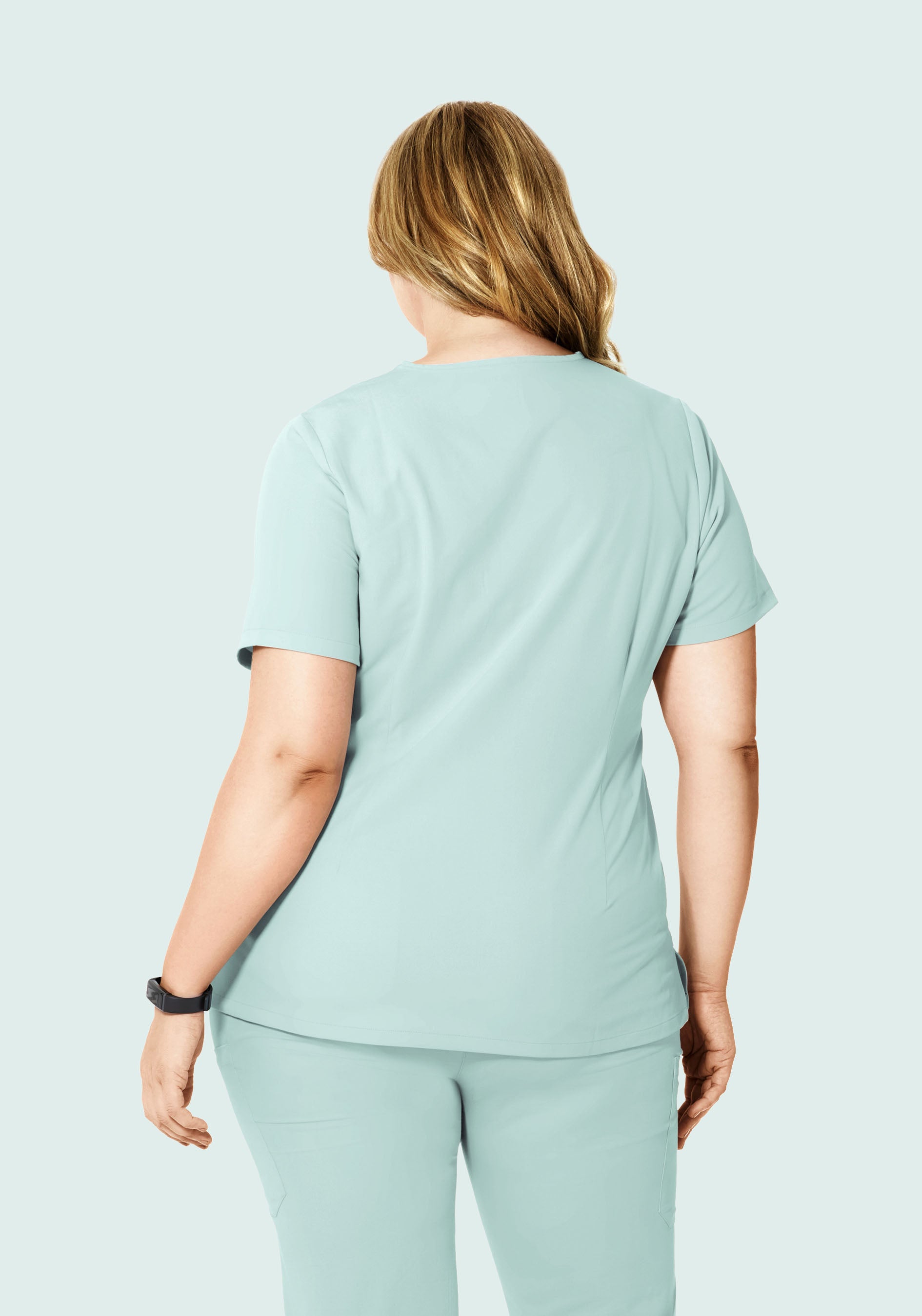 One Pocket Top Sterling Blue