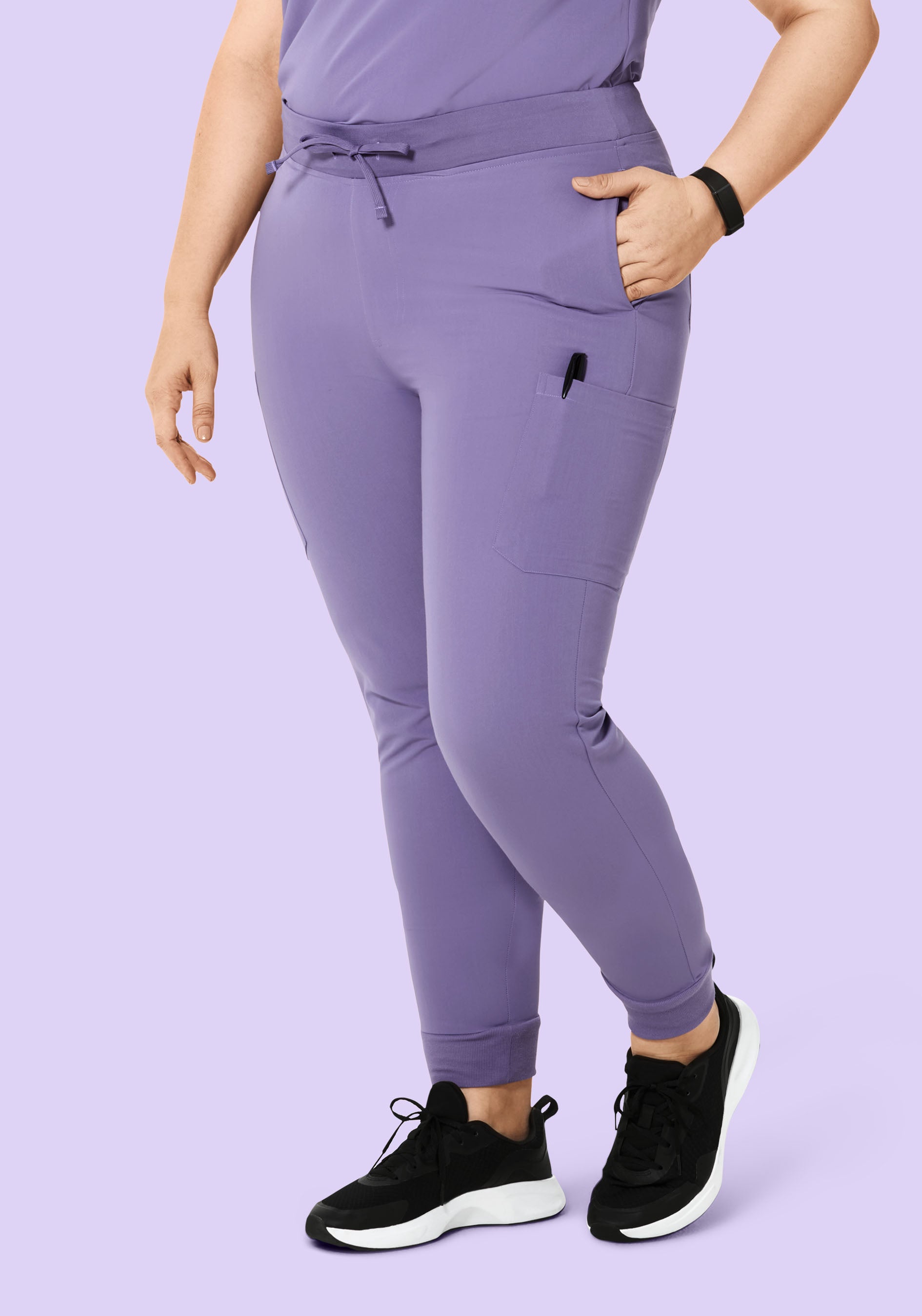9 Pocket Joggers Hyacinth