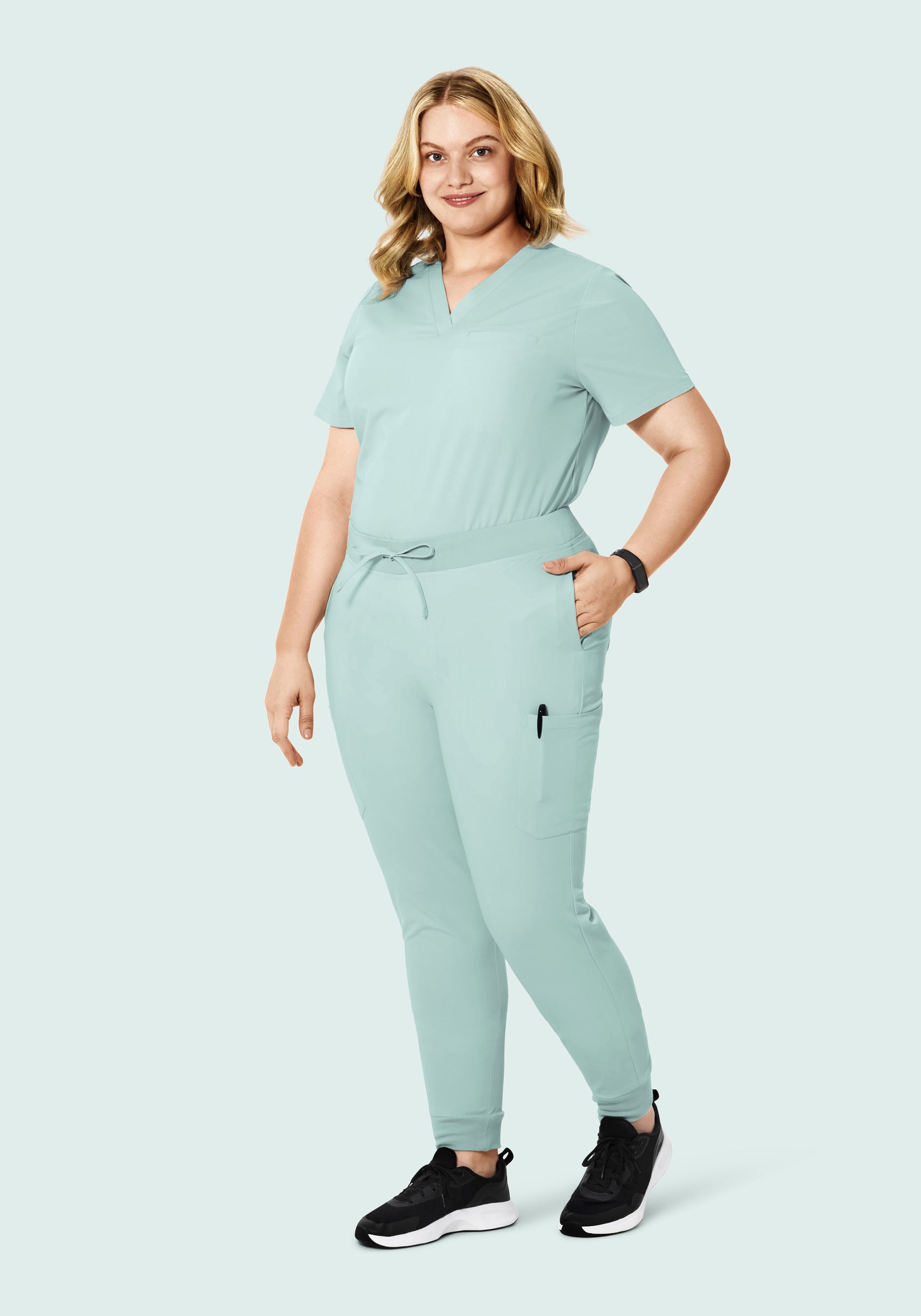 One Pocket Top Sterling Blue