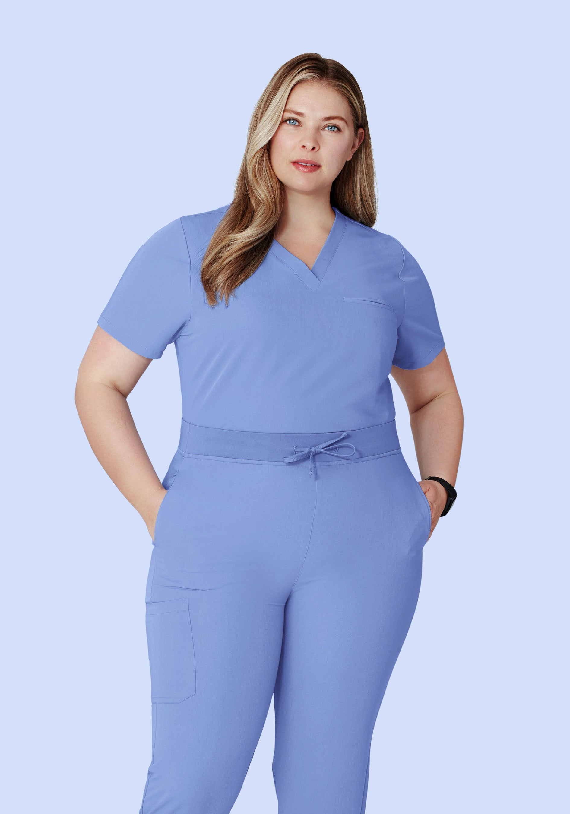 One Pocket Top Coastline Blue