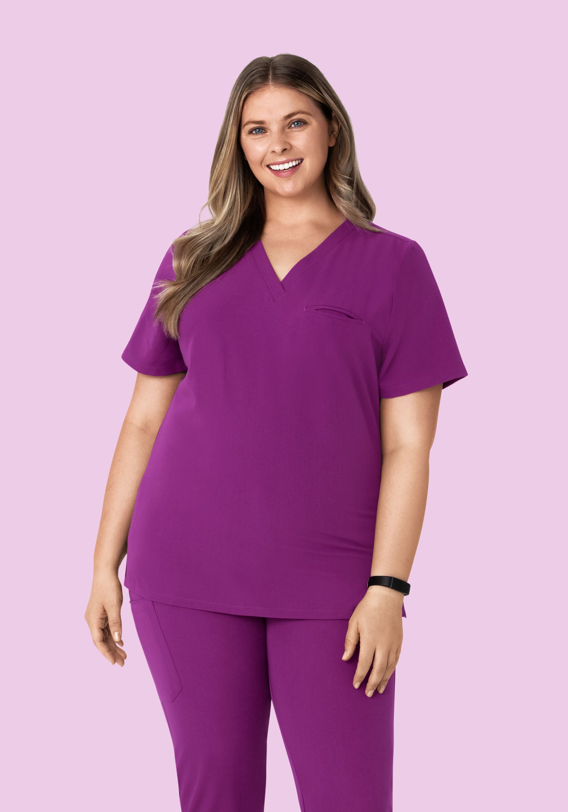 One Pocket Top Dark Orchid