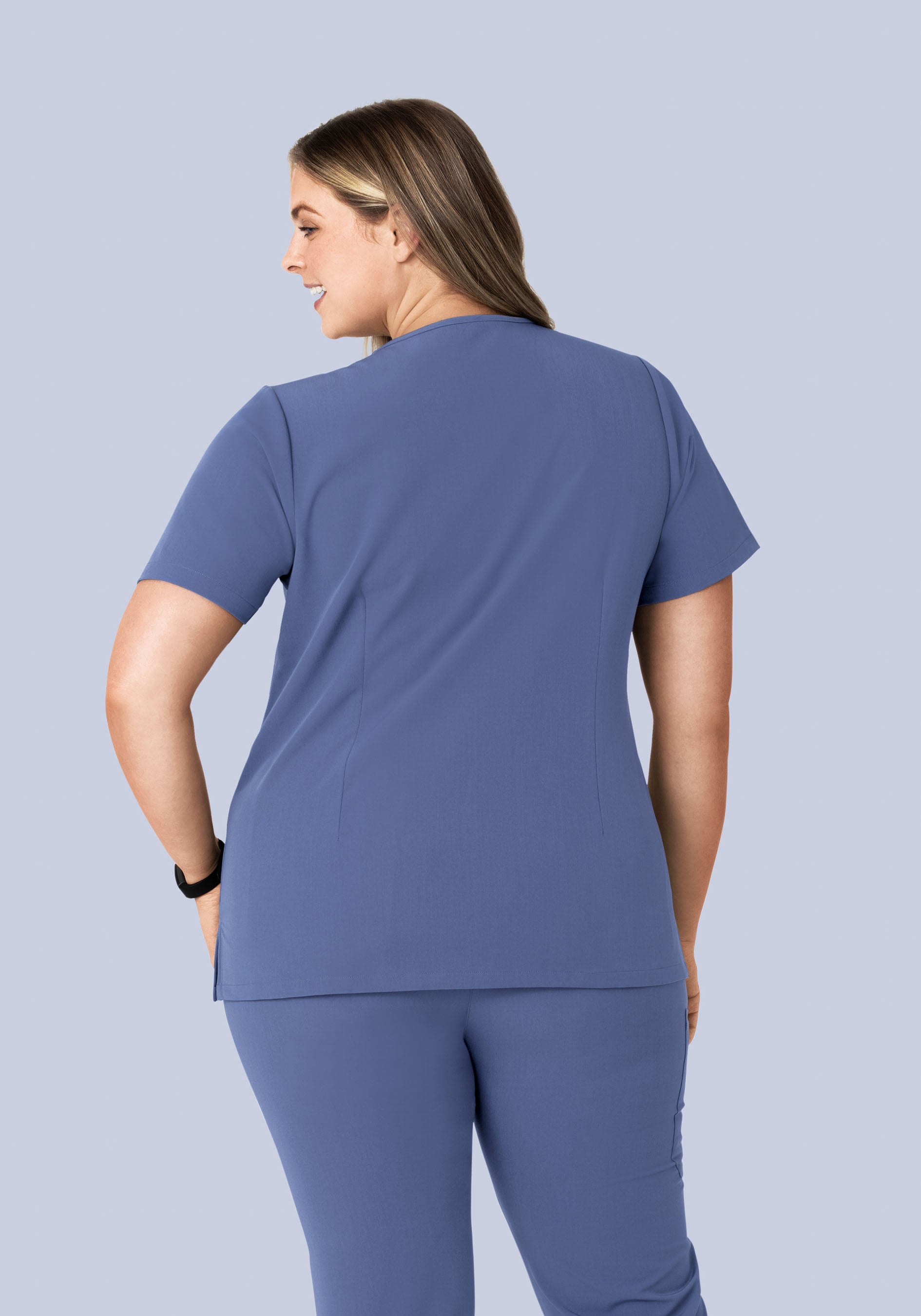 One Pocket Top Deep Periwinkle