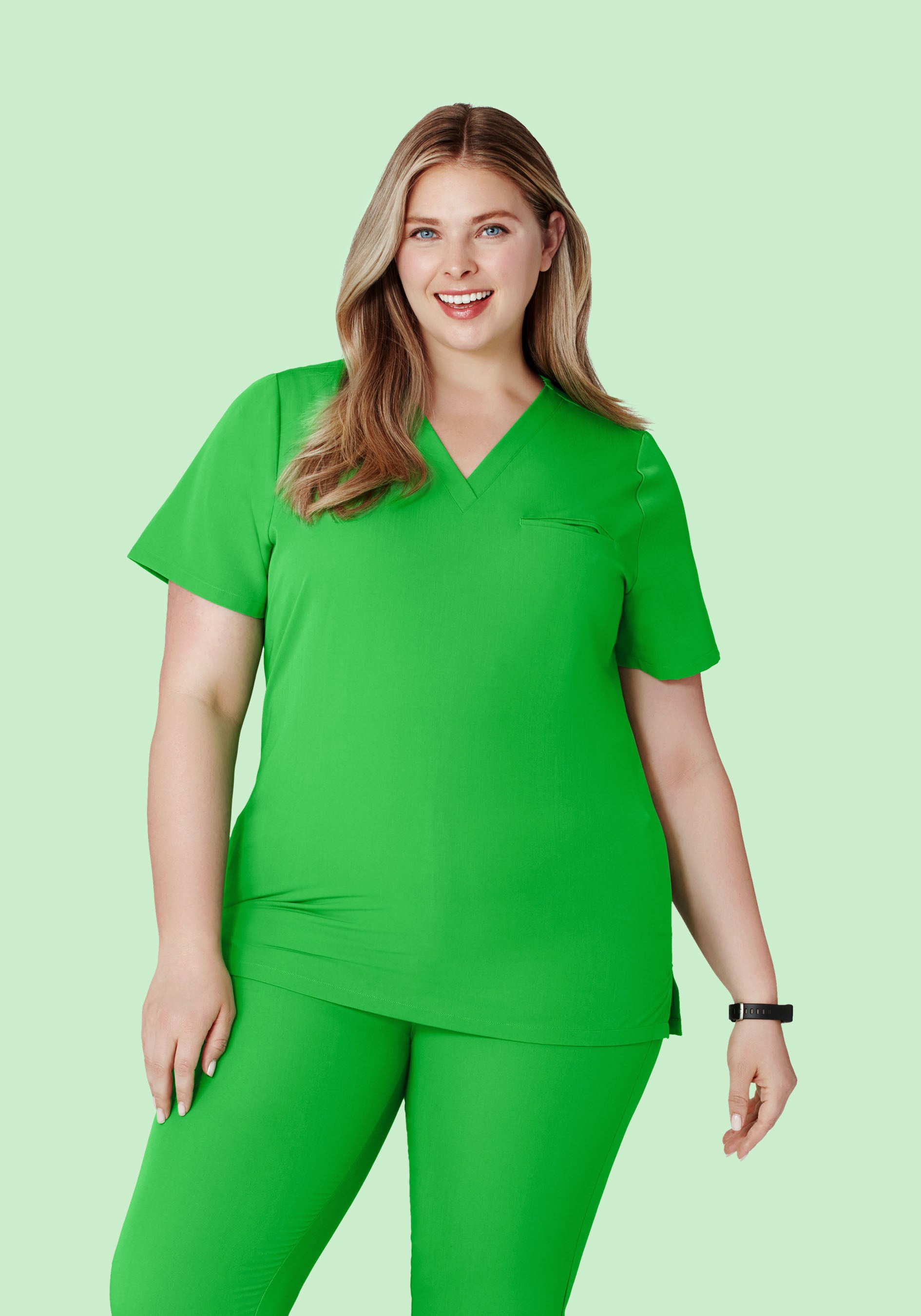 One Pocket Top Kelly Green