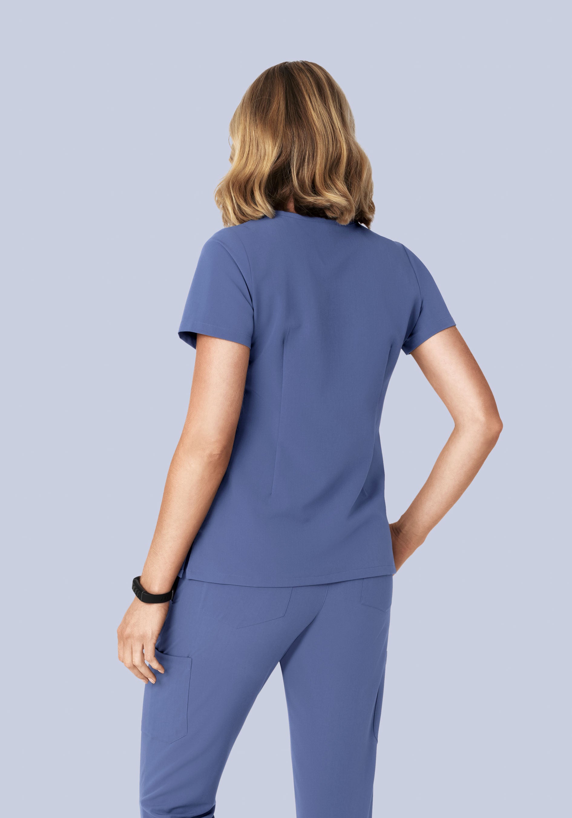 One Pocket Top Deep Periwinkle