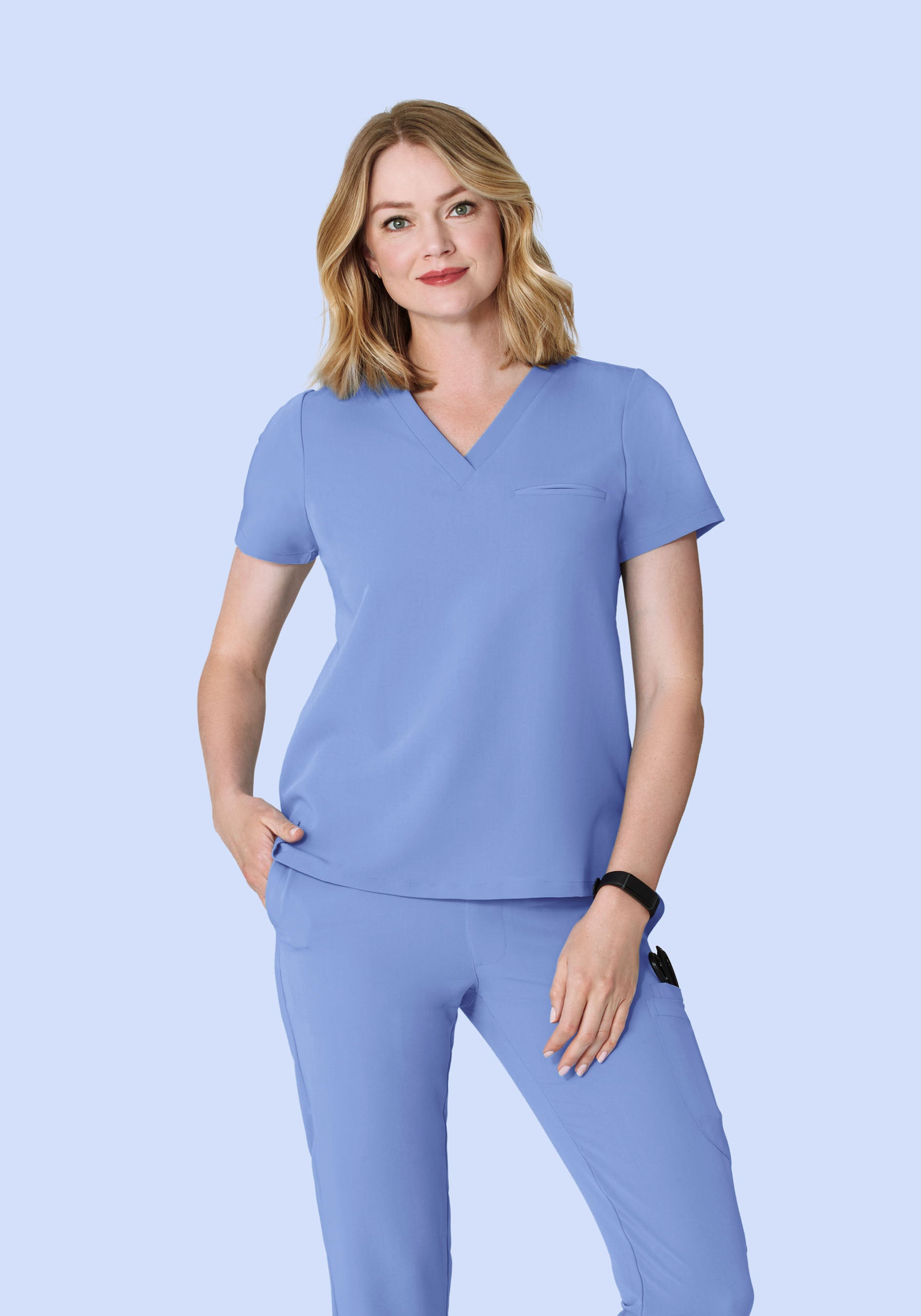 One Pocket Top Coastline Blue