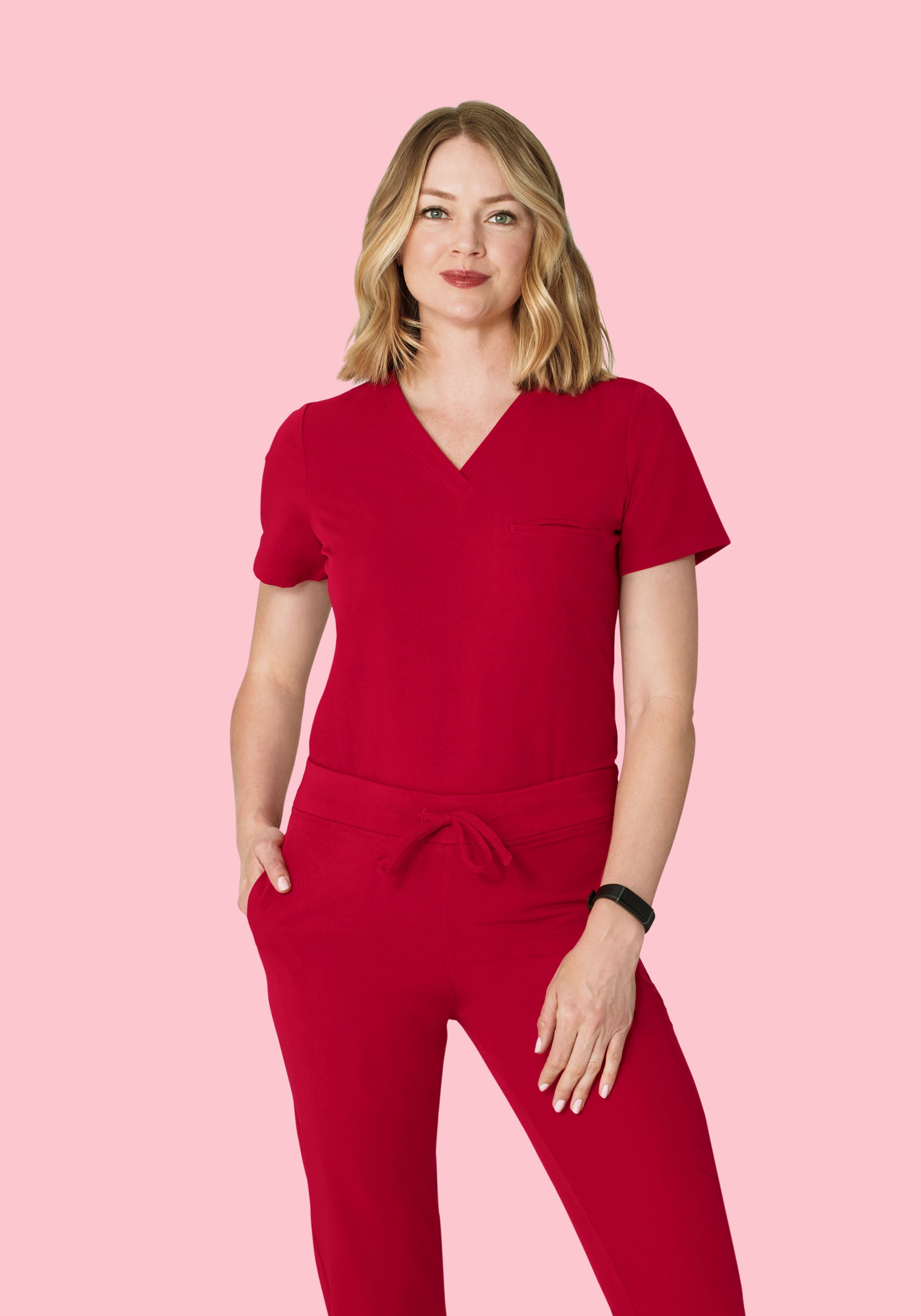 One Pocket Top Crimson