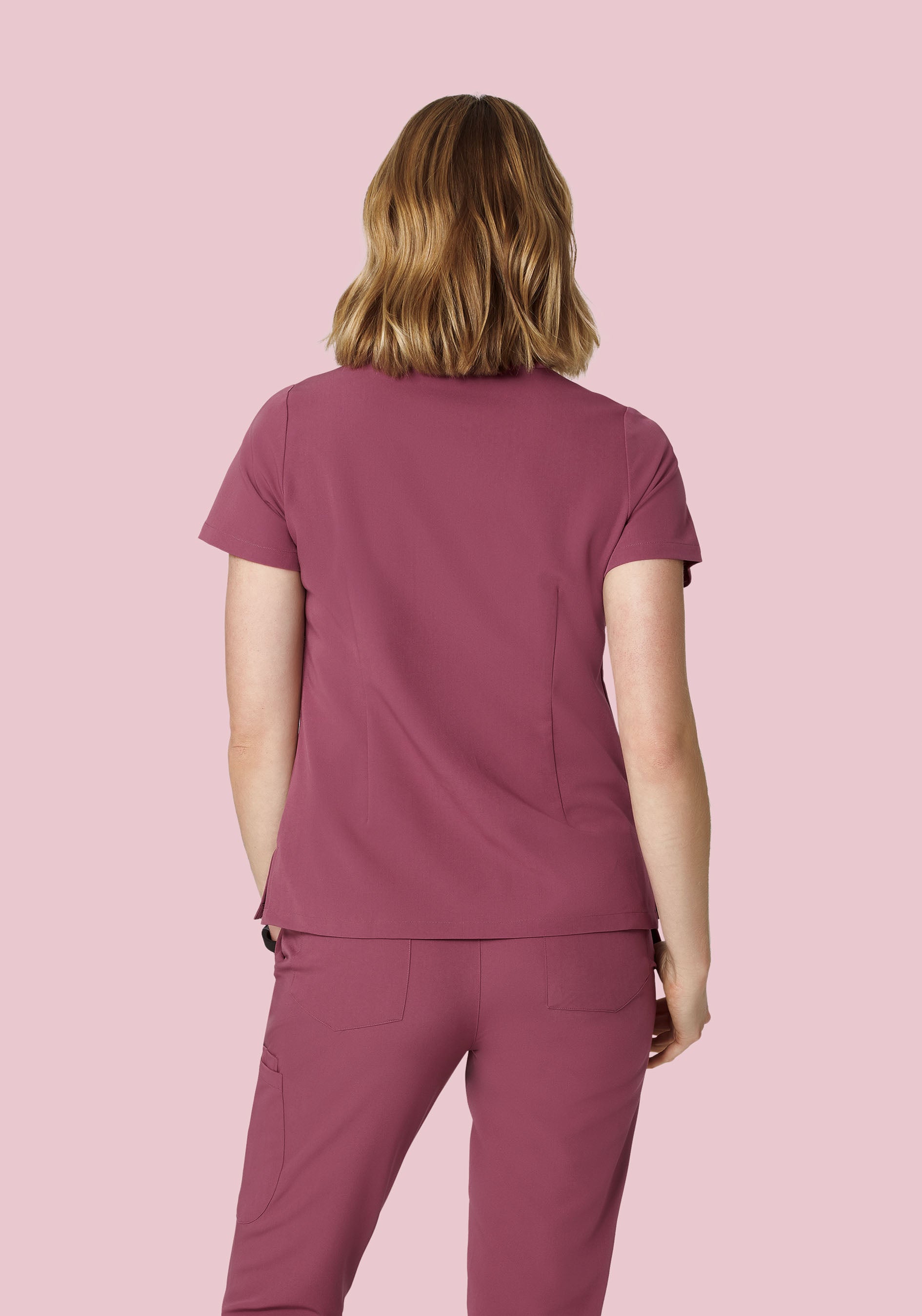 One Pocket Top Deep Mauve