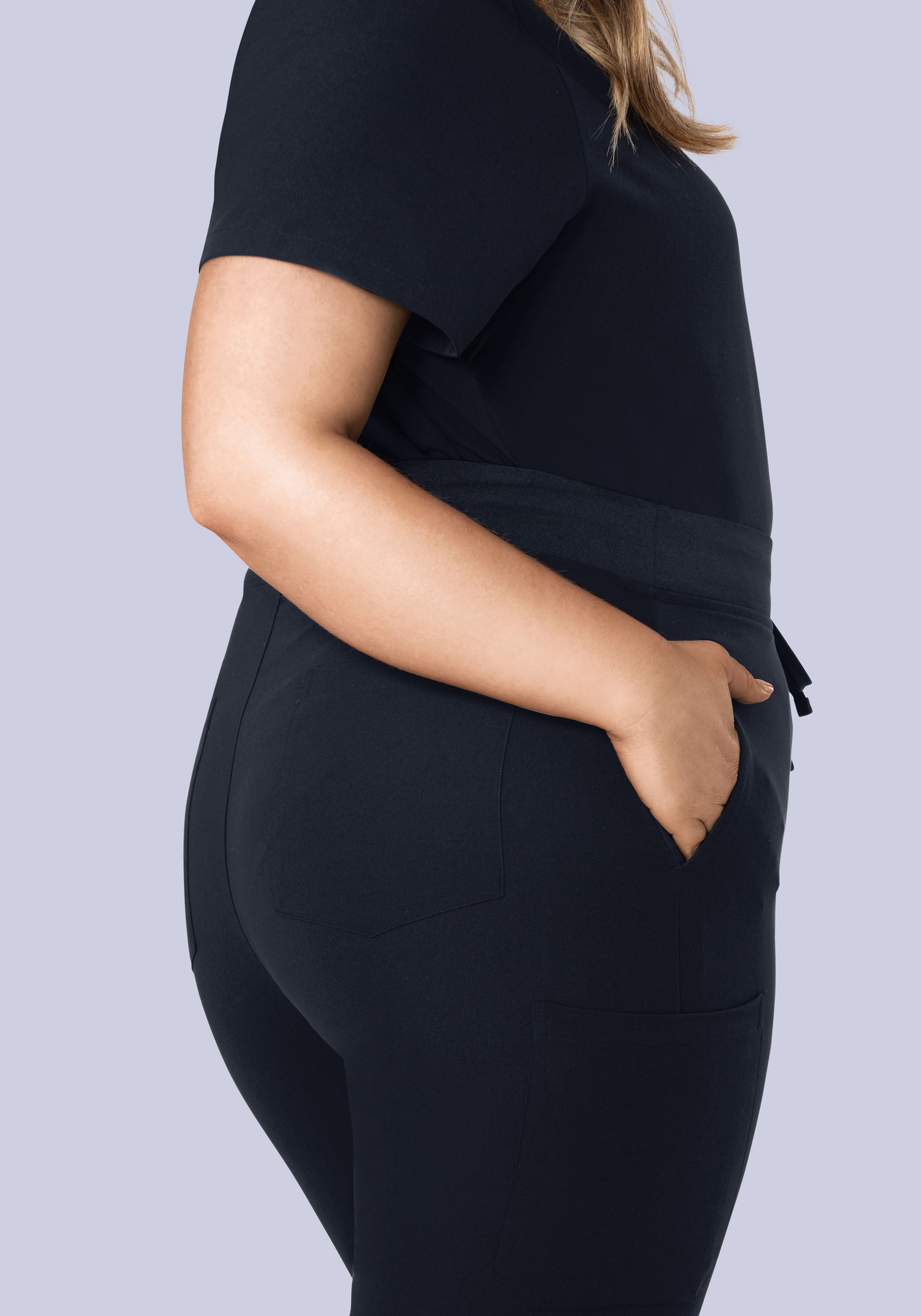 High Waisted Joggers Midnight Navy