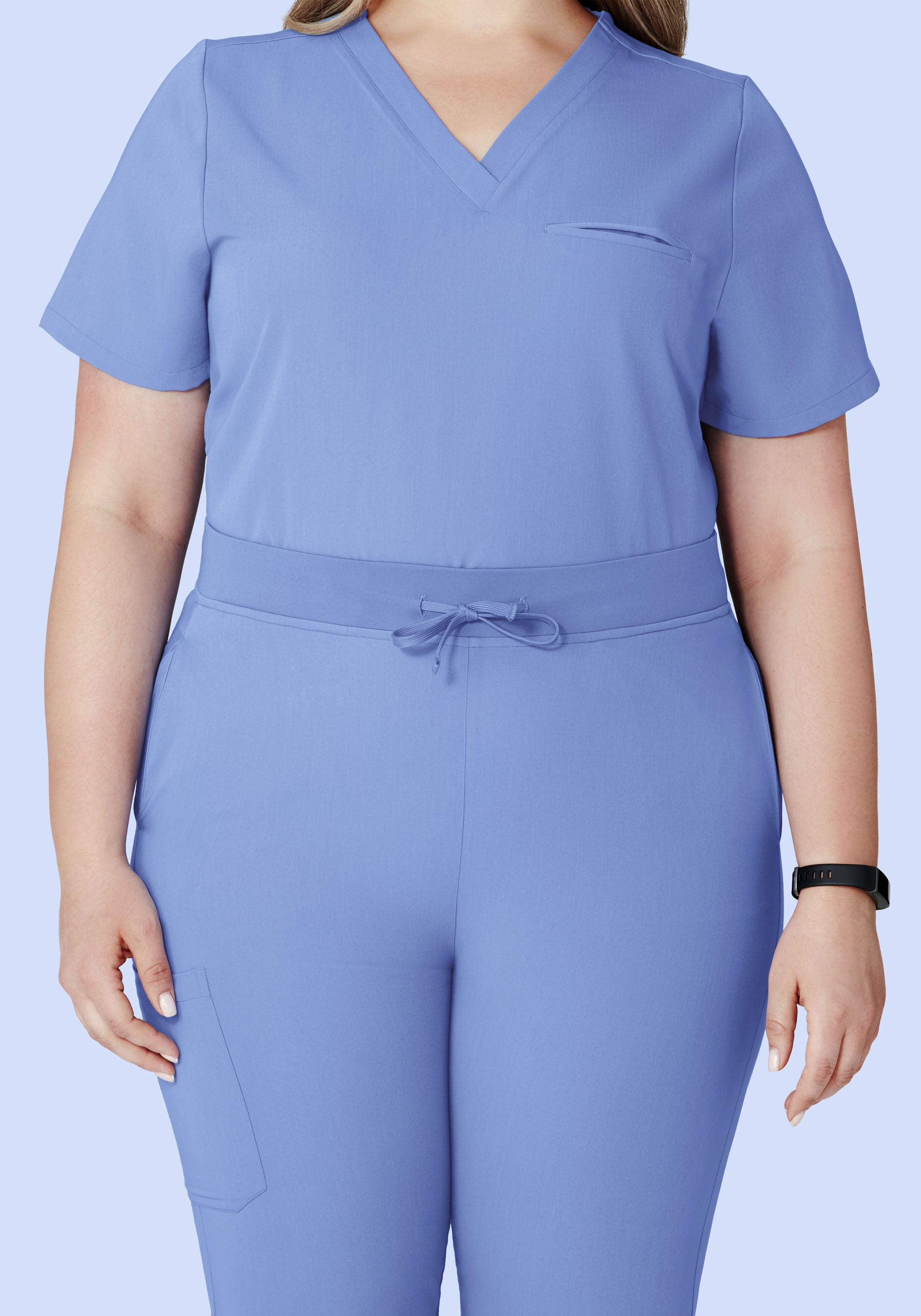 High Waisted Joggers Coastline Blue