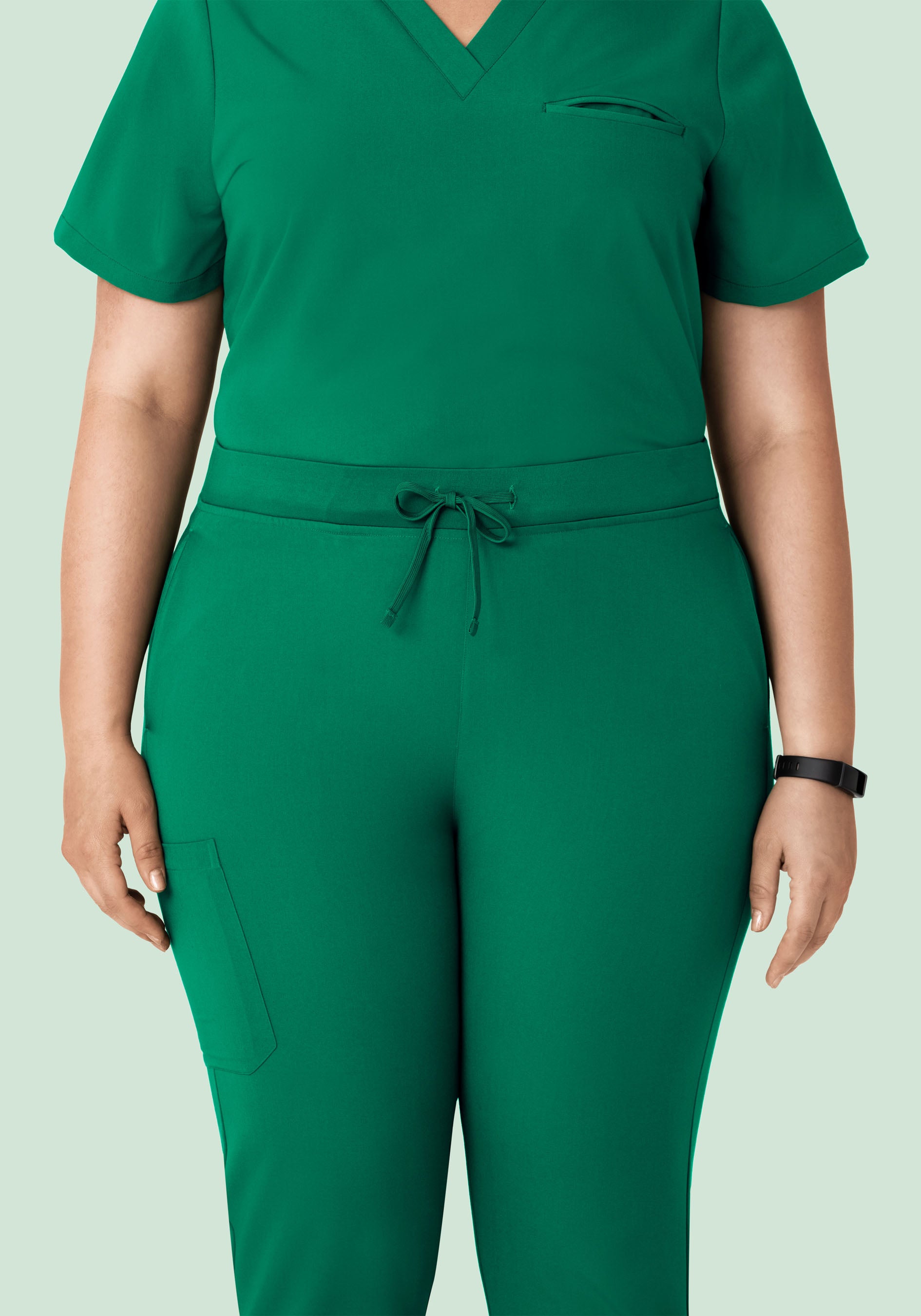 High Waisted Joggers Envy Green