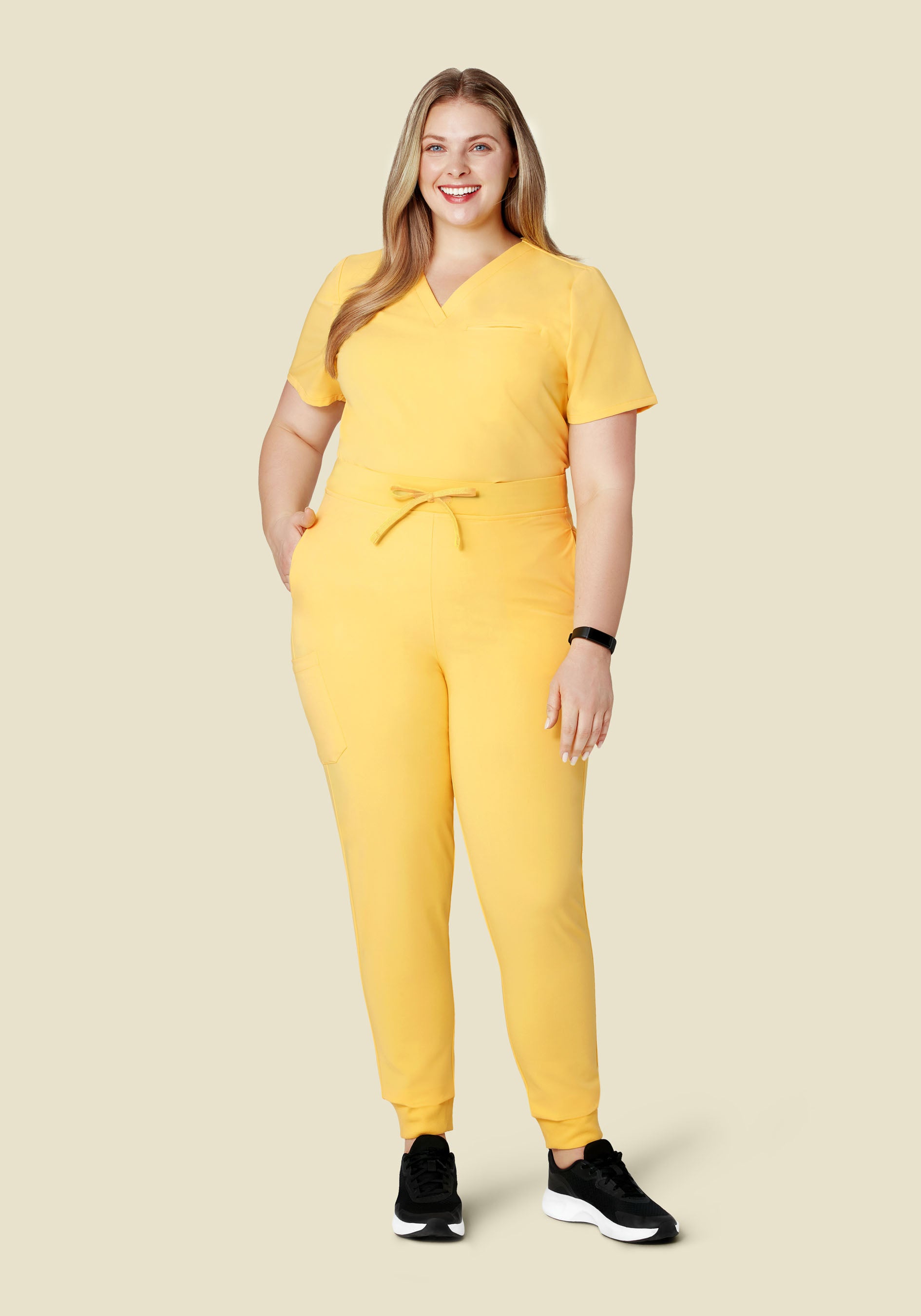 High Waisted Joggers Lemonade