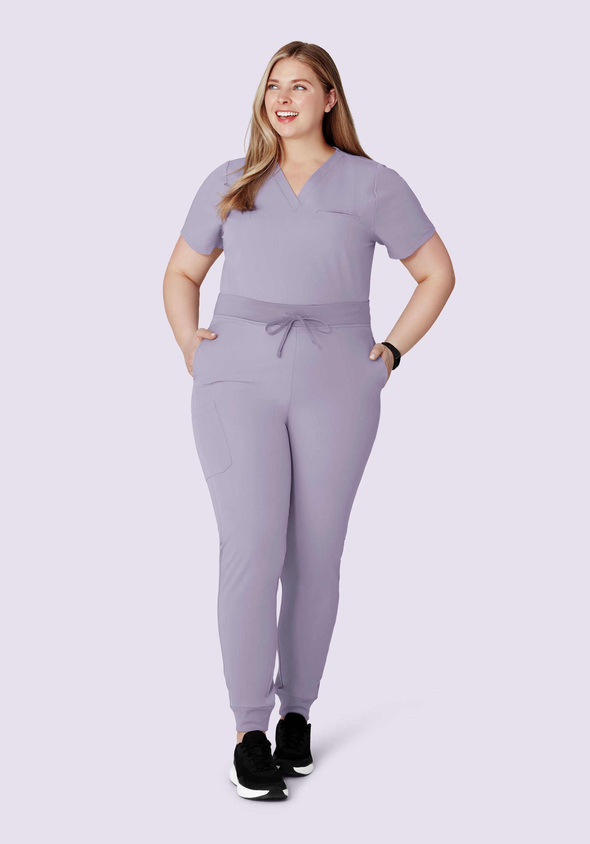 High Waisted Joggers Ube