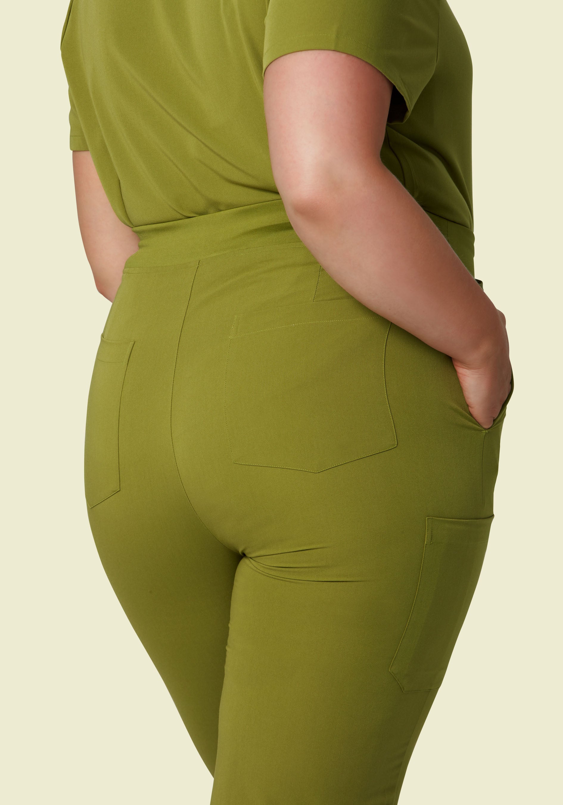 High Waisted Joggers Avocado