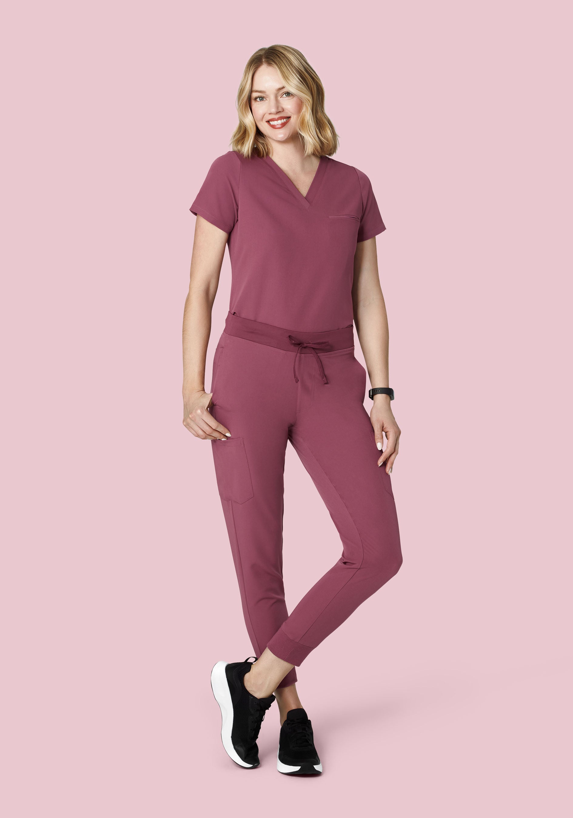 One Pocket Top Deep Mauve
