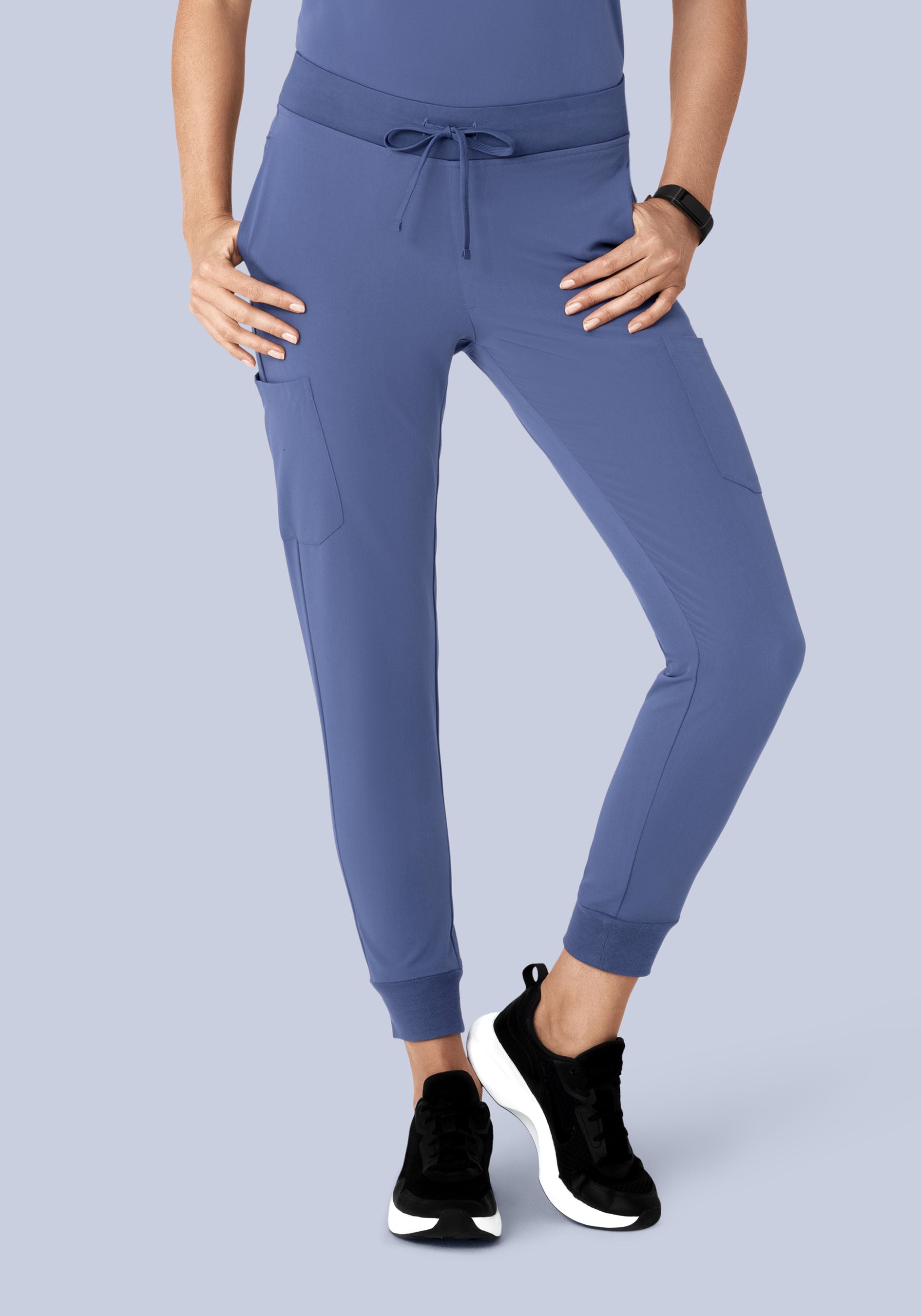 9 Pocket Joggers Deep Periwinkle