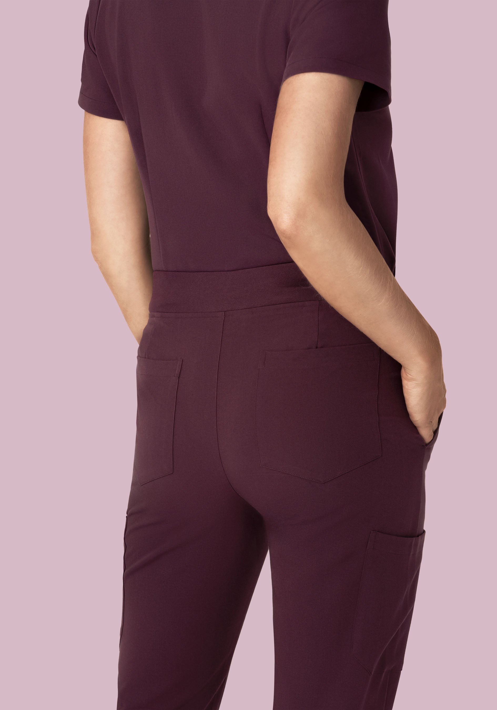 9 Pocket Joggers Merlot