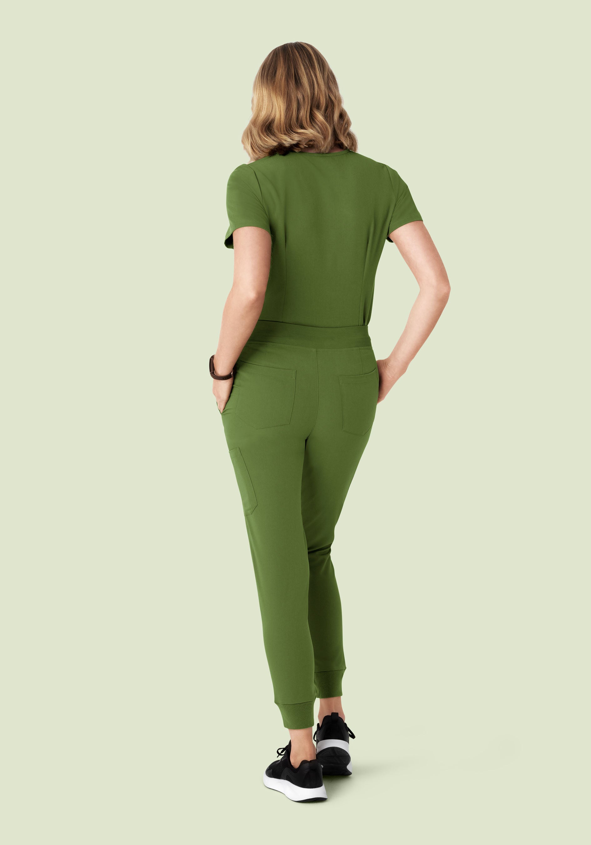 9 Pocket Joggers Moss