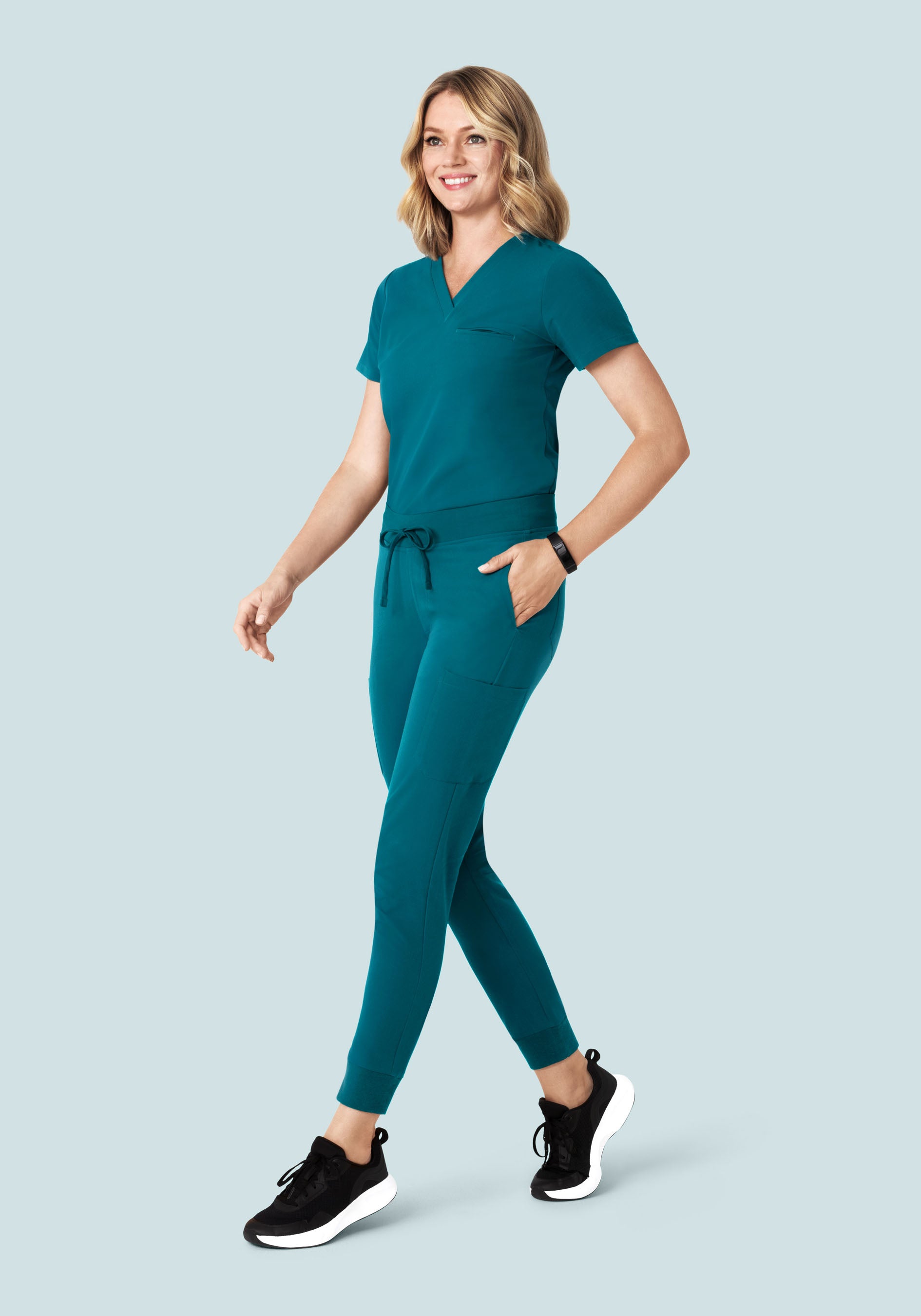 9 Pocket Joggers Peacock